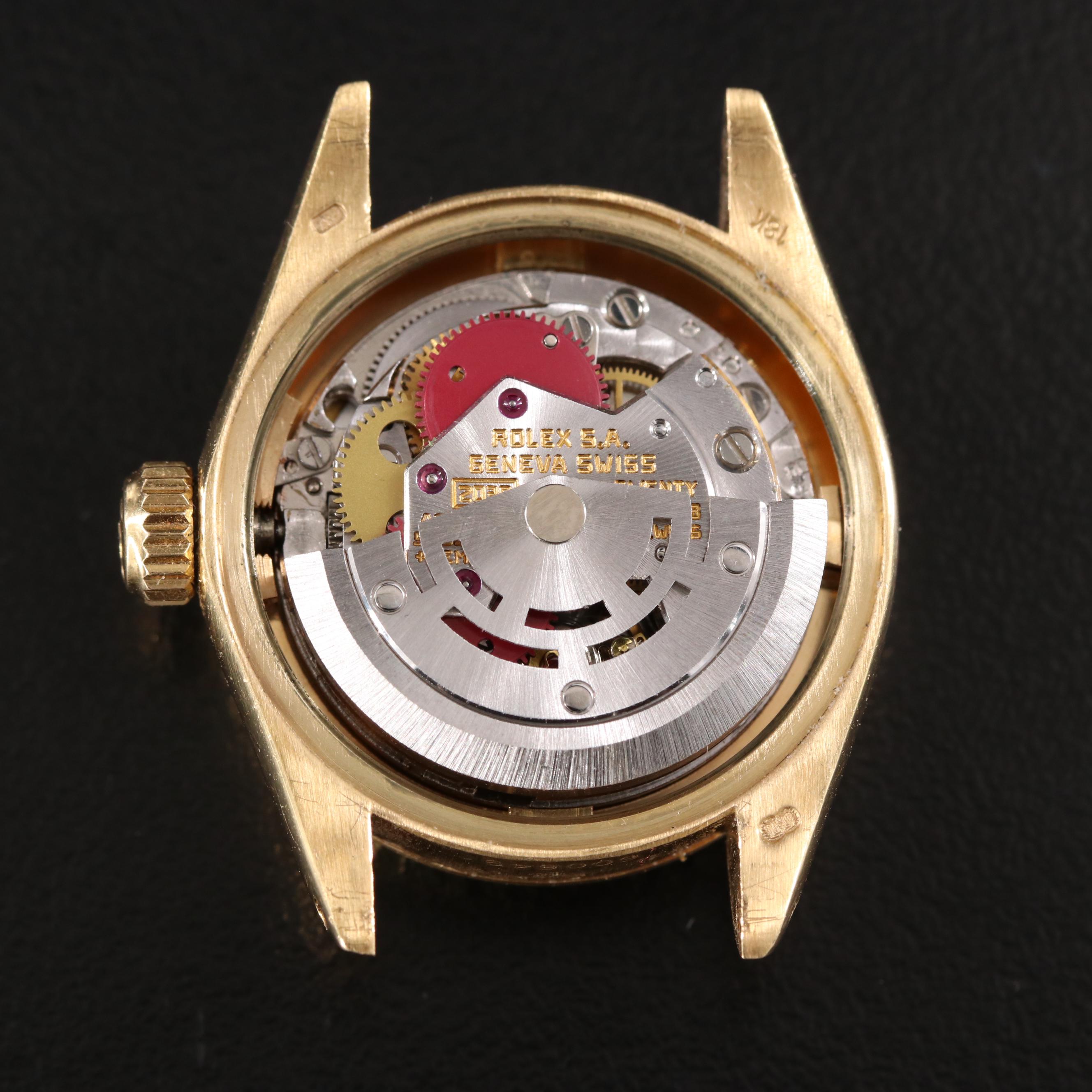 1979 18K Rolex Custom Mother-of-Pearl Diamond Dial Datejust Watch