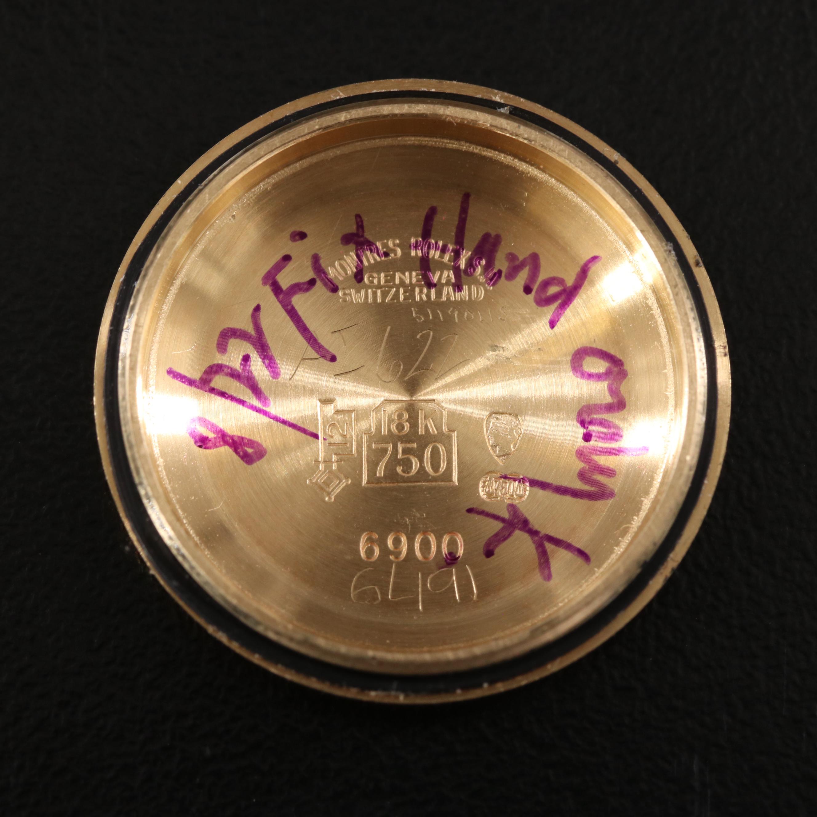 1979 18K Rolex Custom Mother-of-Pearl Diamond Dial Datejust Watch