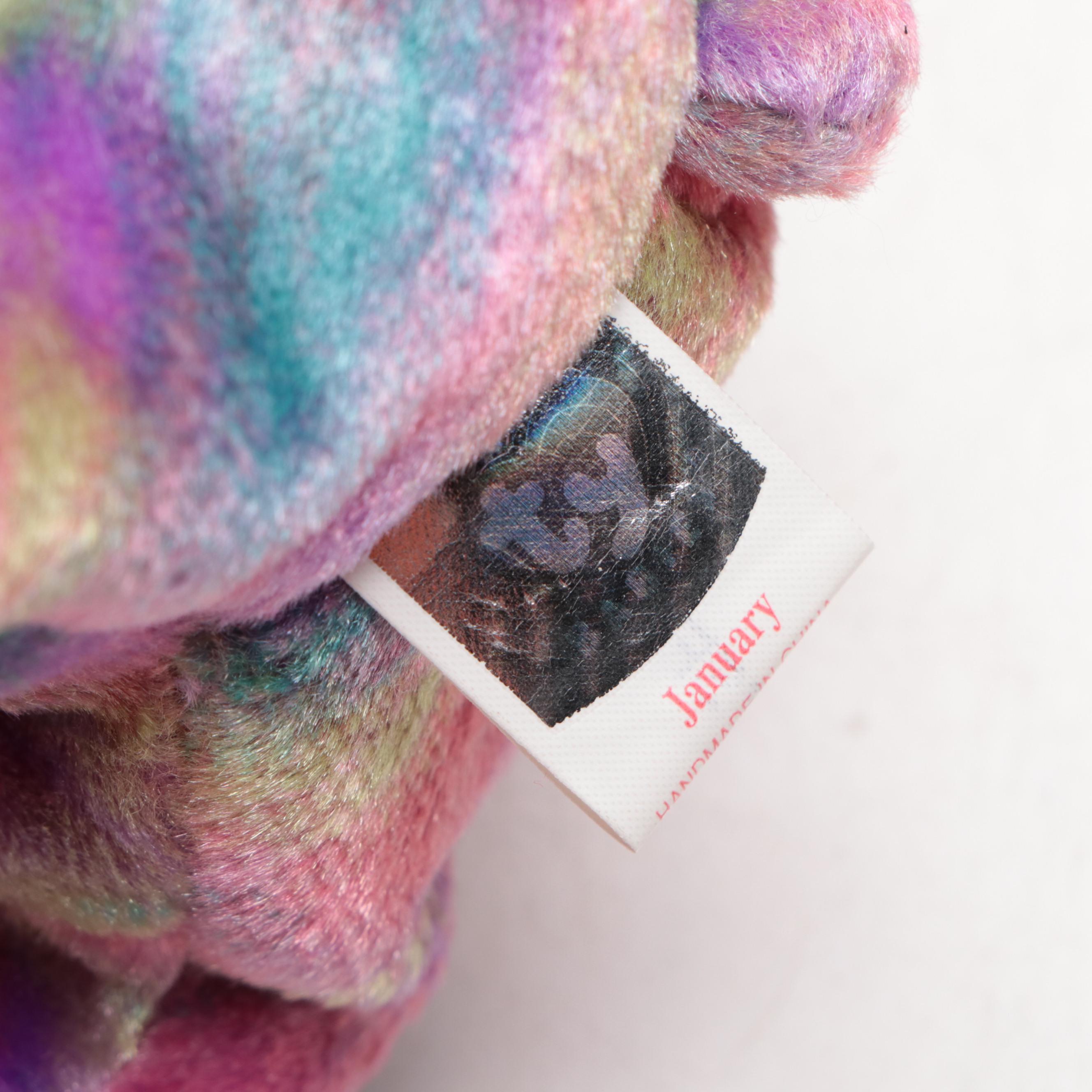 Ty Beanie Babies Birthday Bears, Complete Set of Twelve, 2001