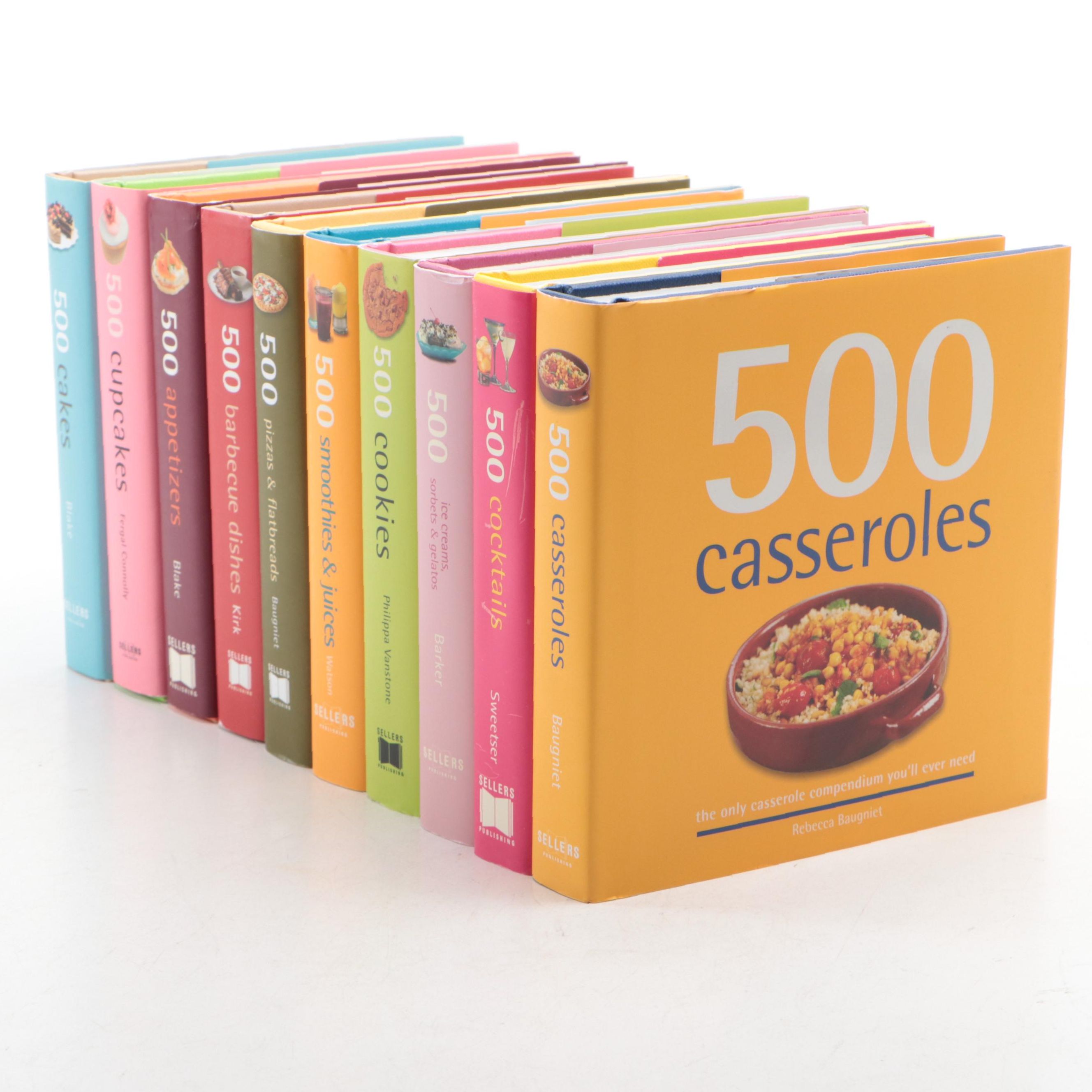 First Edition "500 Casseroles" by Rebecca Baugniet and More Cookbooks