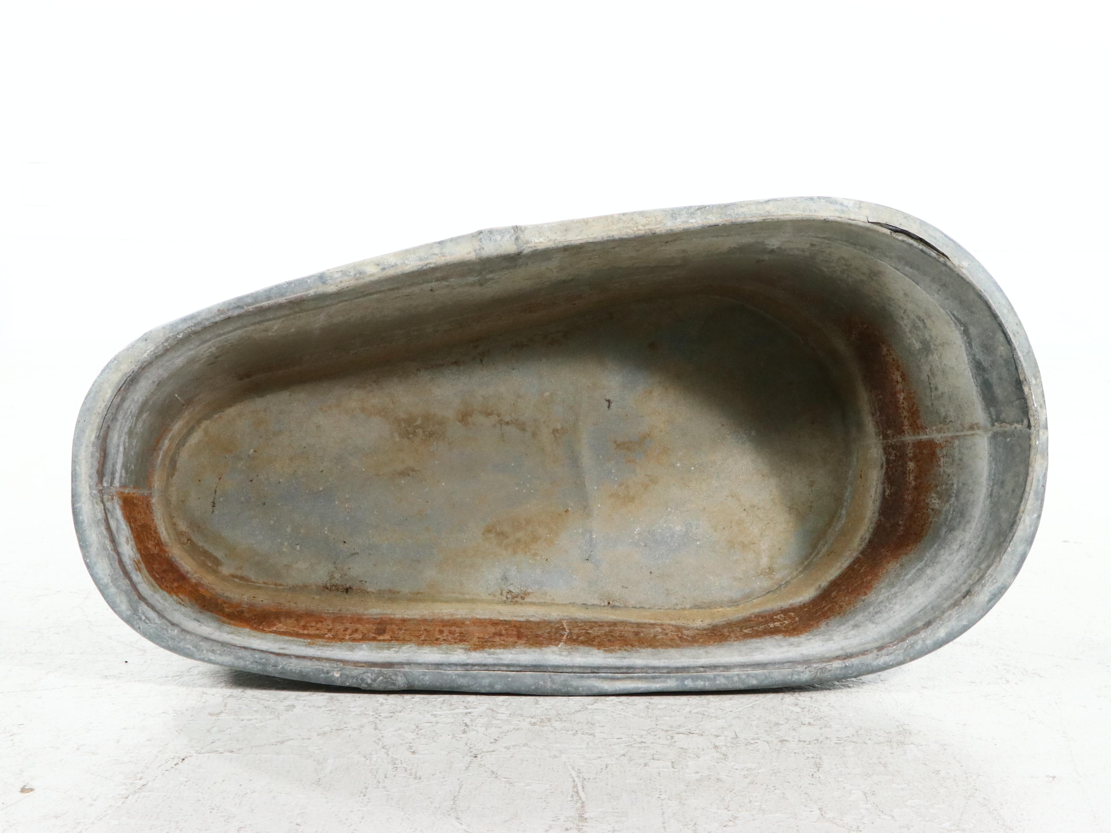 Galvanized Metal Tub/Planter