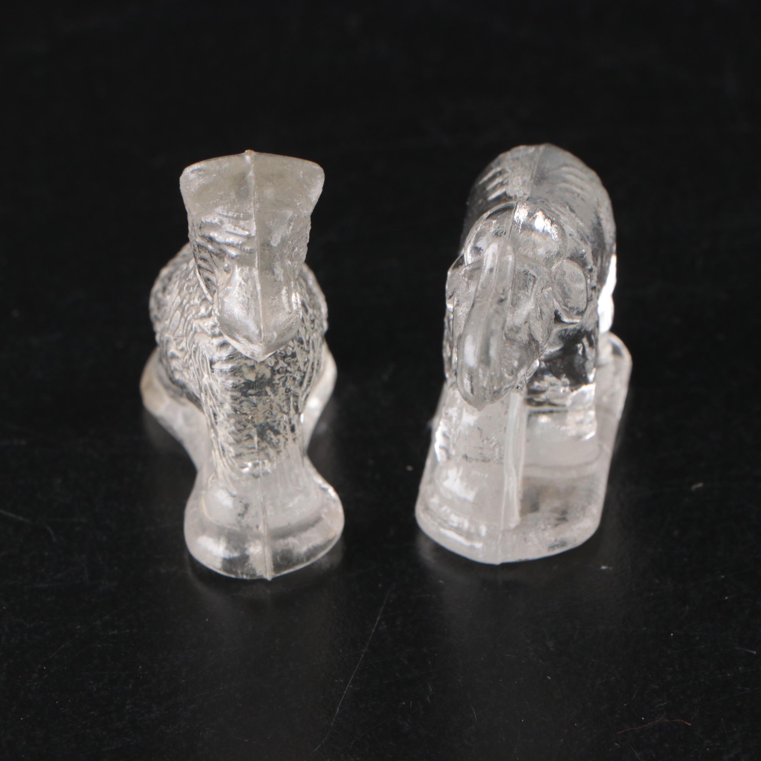 Cambridge Glass Swans, Waterford Glass Paperweight, and More