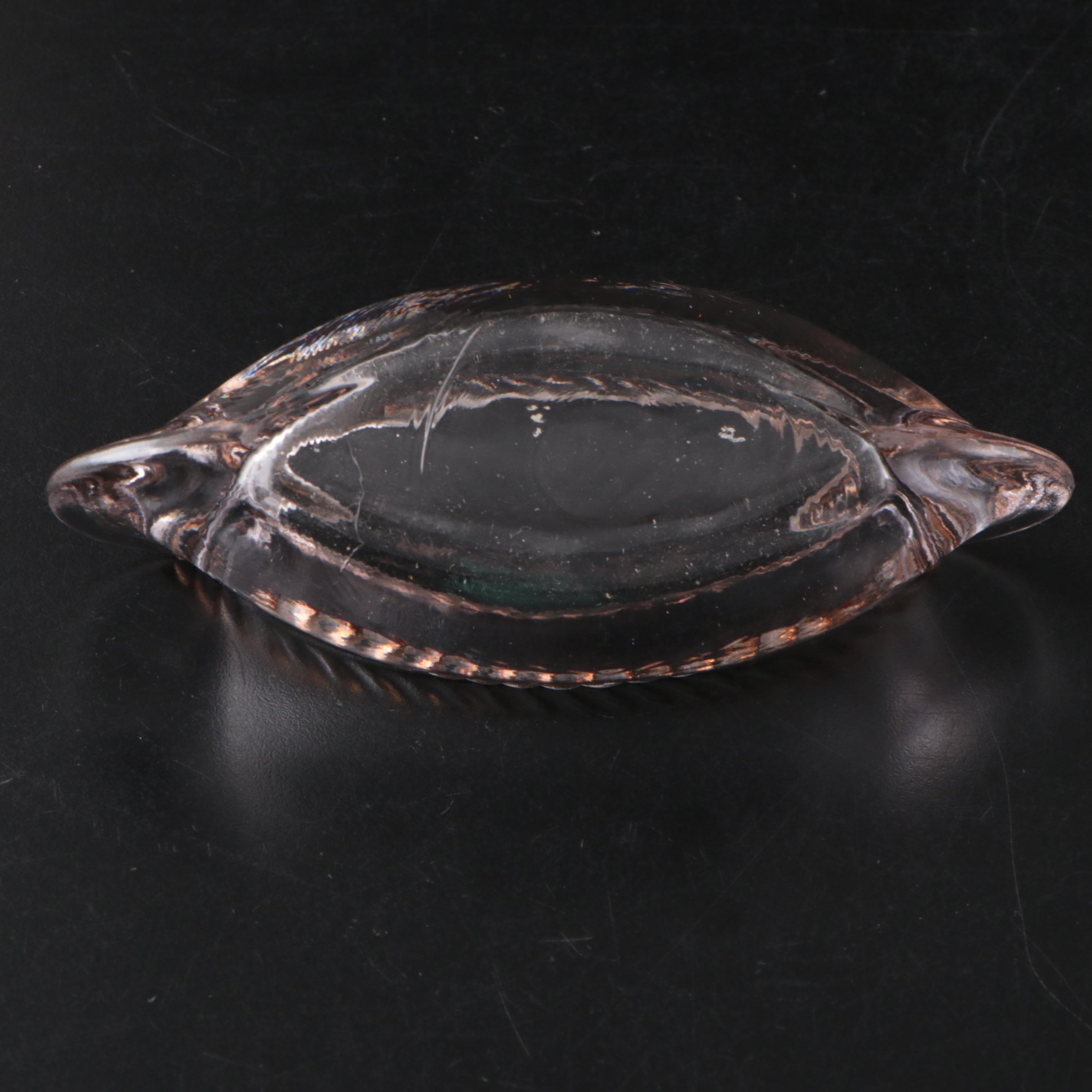 Cambridge Glass Swans, Waterford Glass Paperweight, and More