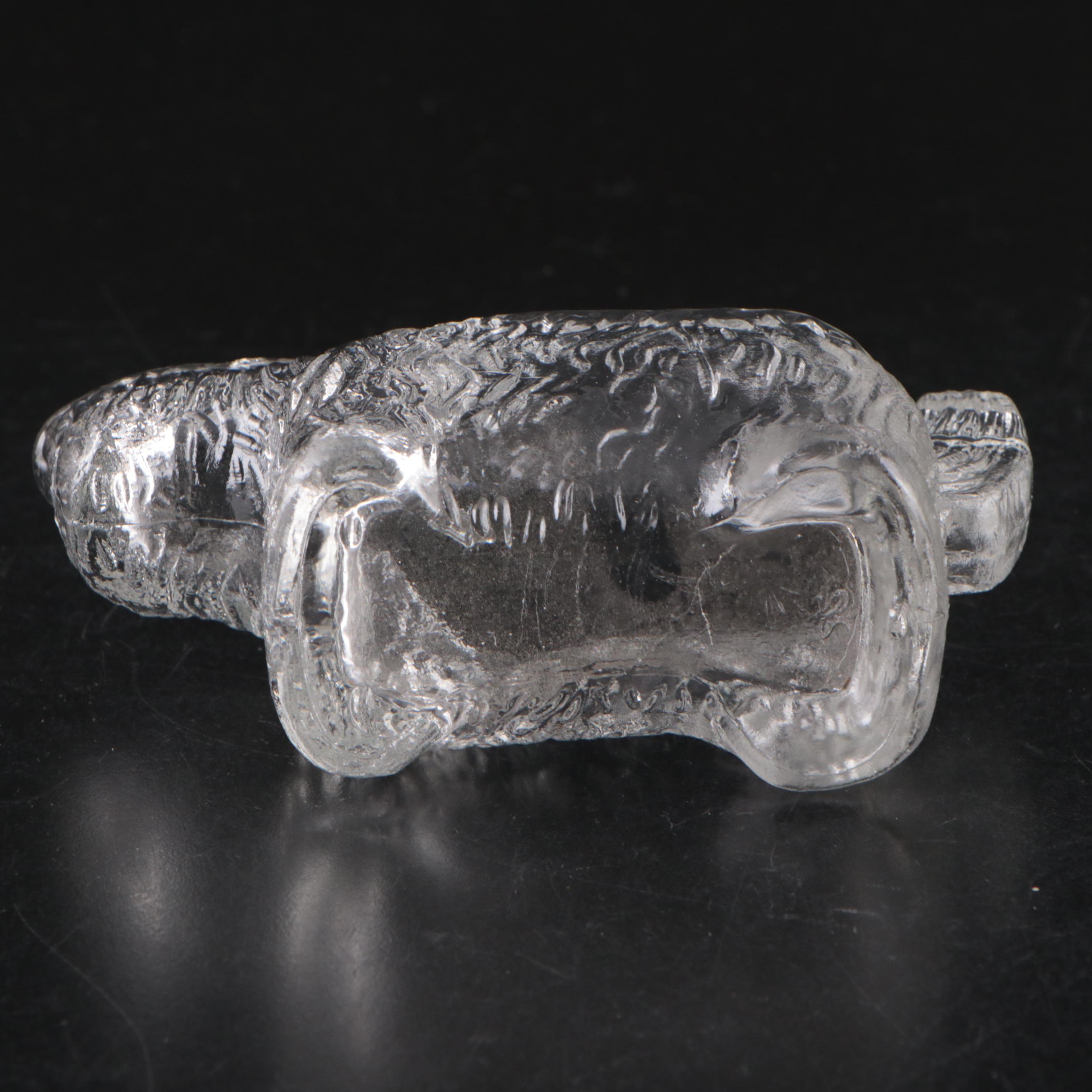 Cambridge Glass Swans, Waterford Glass Paperweight, and More