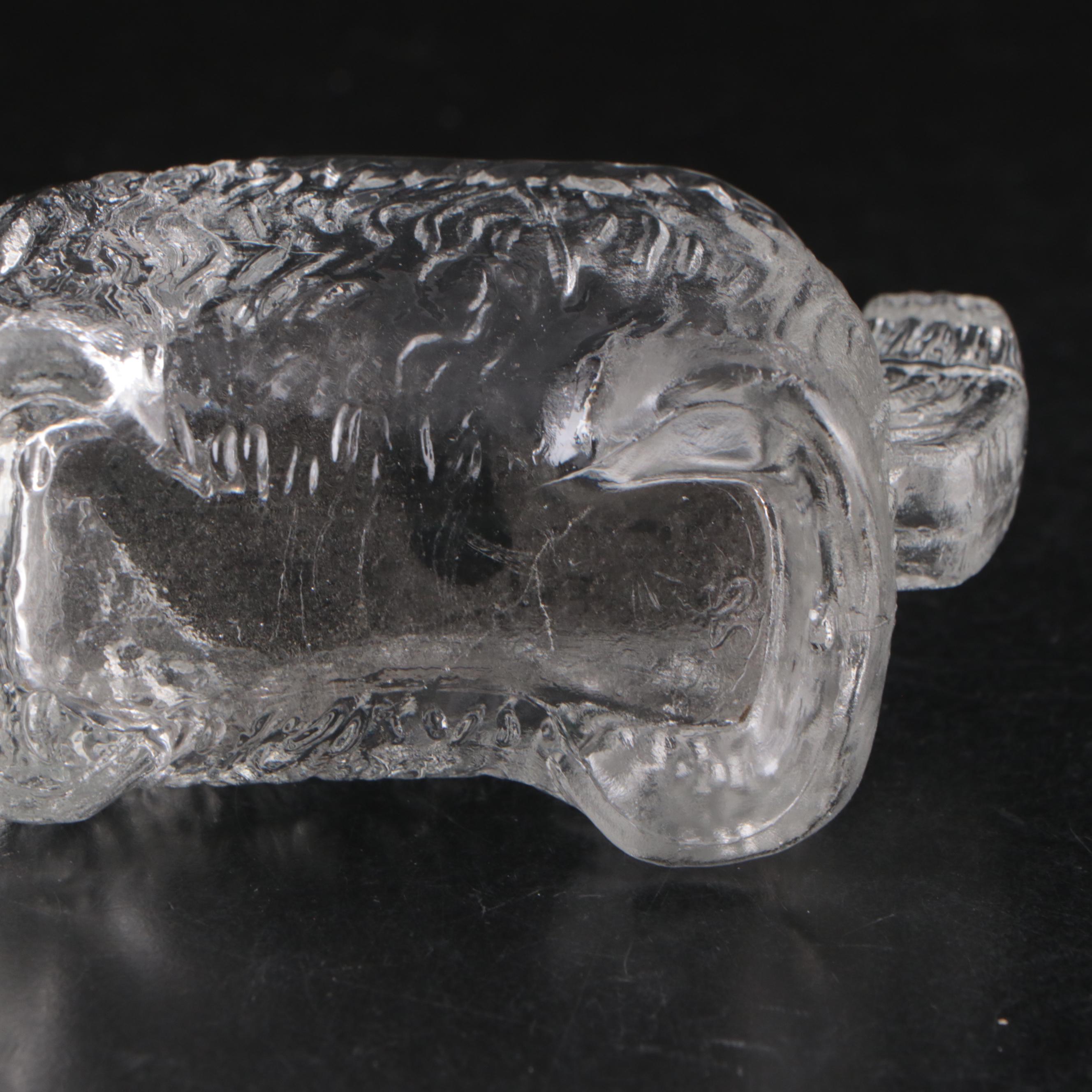 Cambridge Glass Swans, Waterford Glass Paperweight, and More