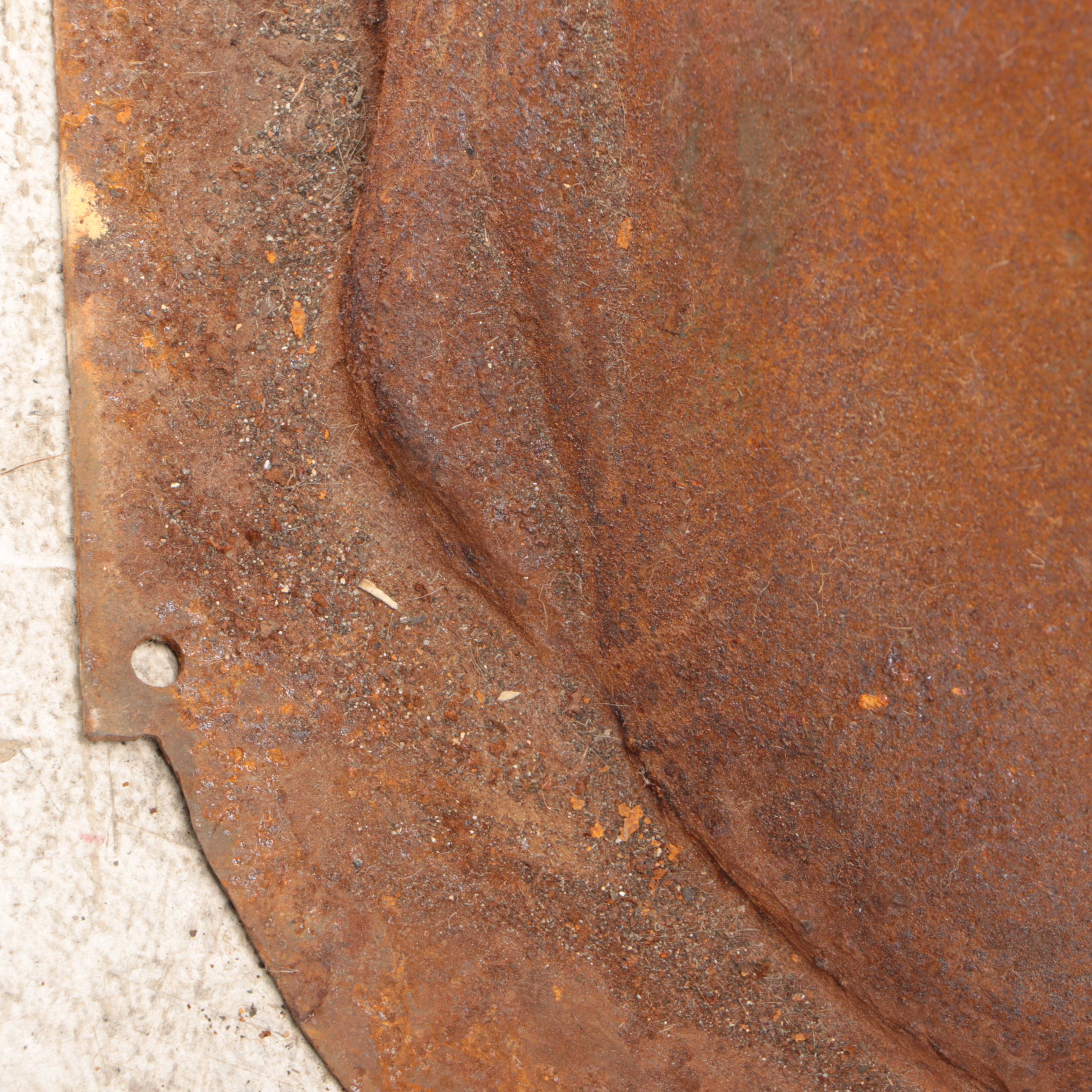 French Style Cast Iron Horse Head Wall Mount Stable Sign