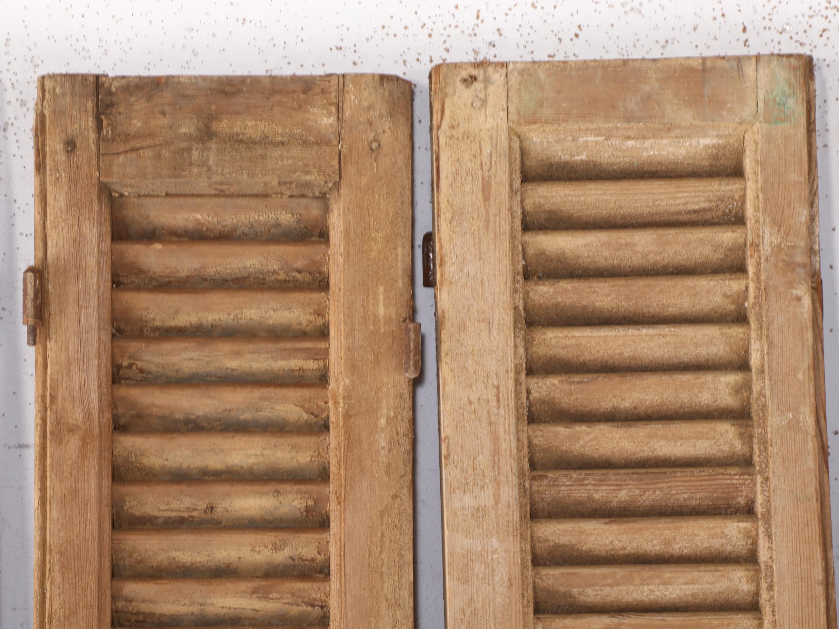 Anglo-Indian Wooden Shutters