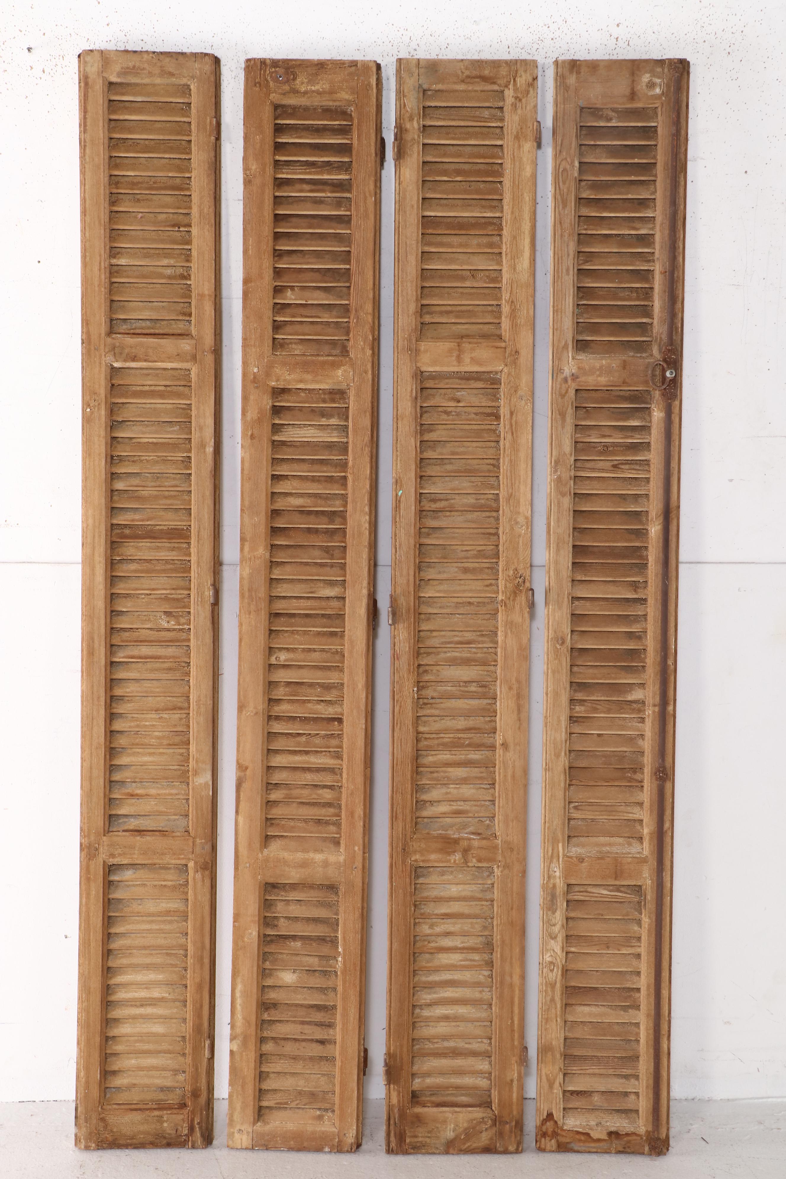 Anglo-Indian Wooden Shutters