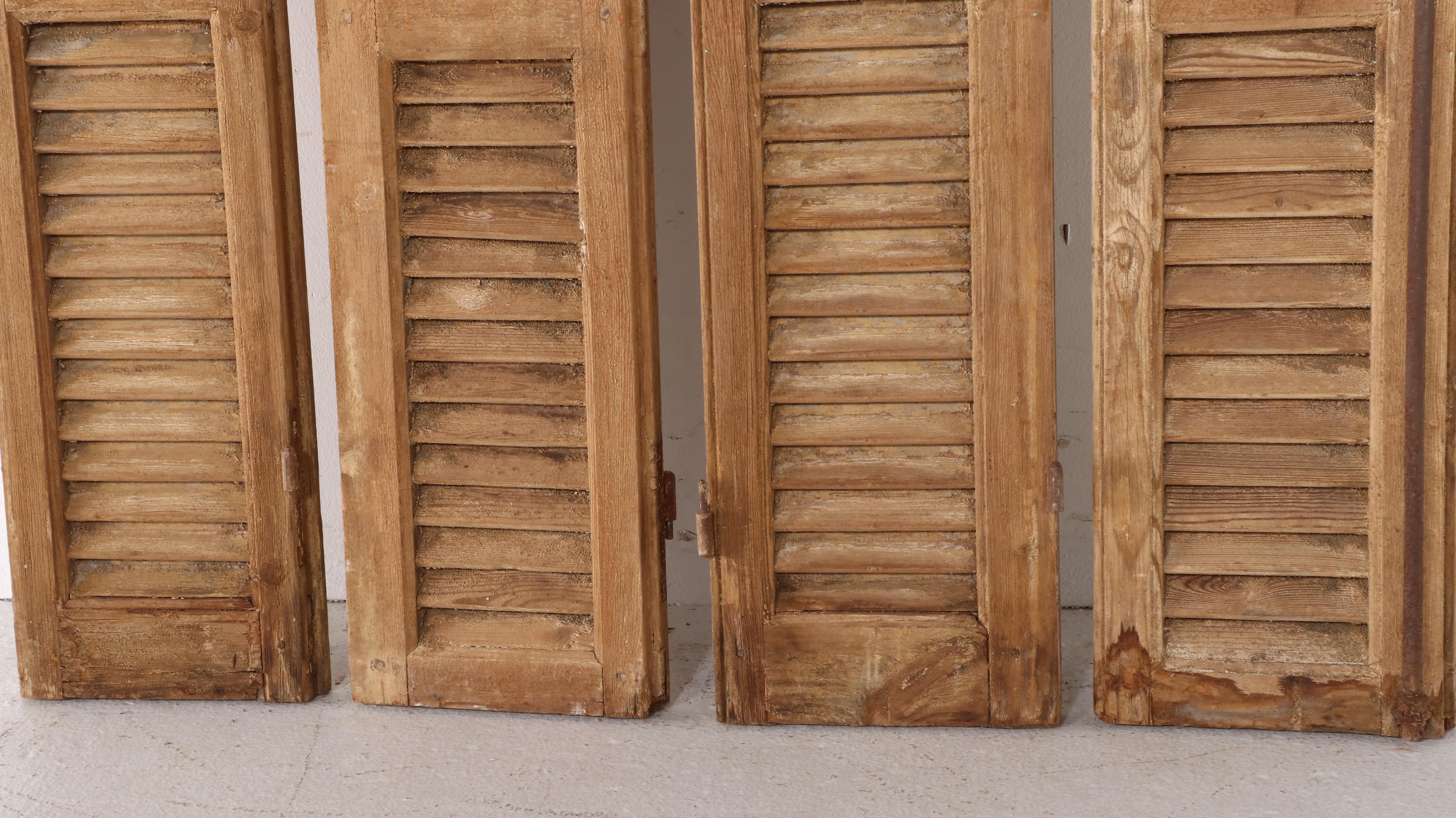 Anglo-Indian Wooden Shutters