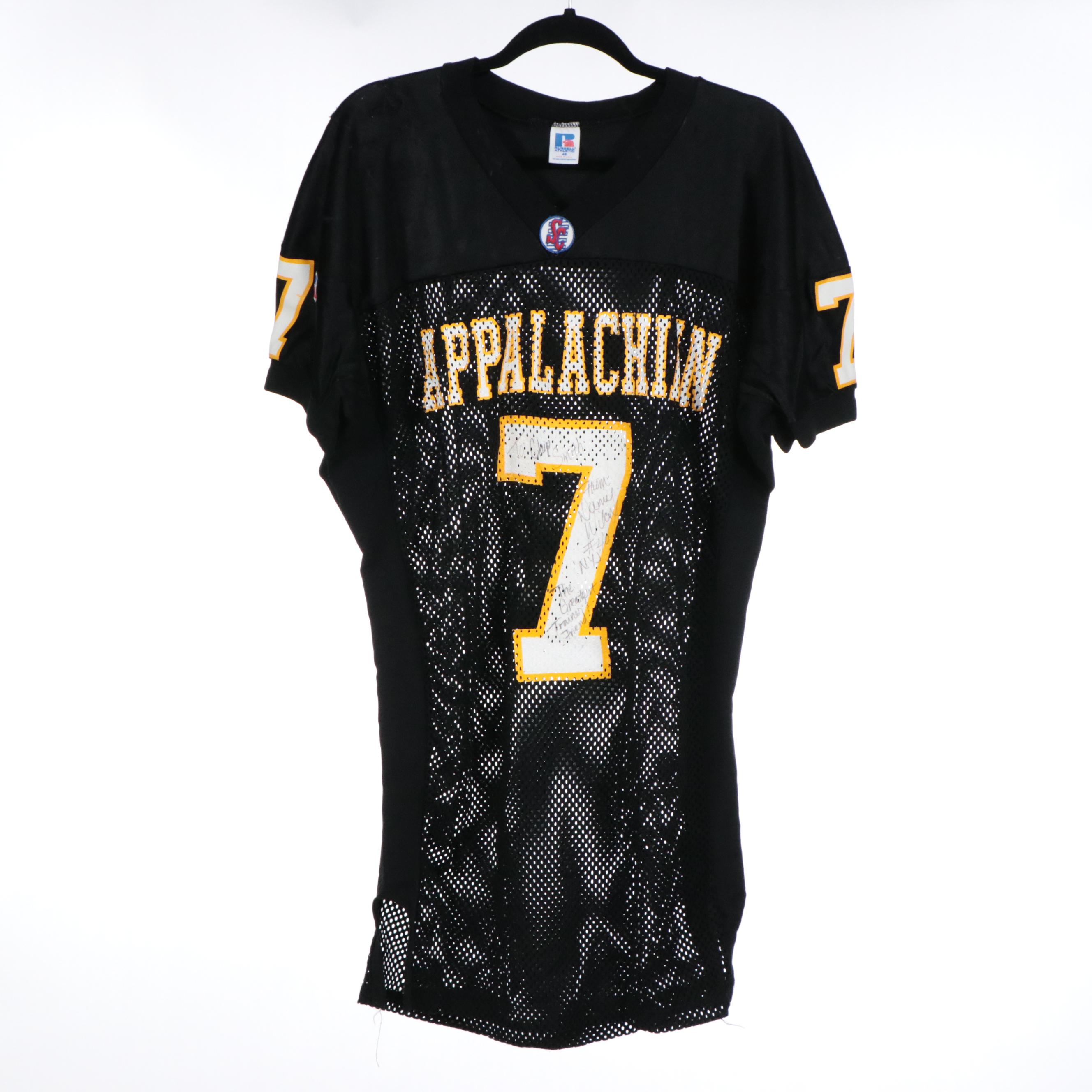 Daniel Wilcox Game Worn and Signed Appalachian State and Ravens Jerseys