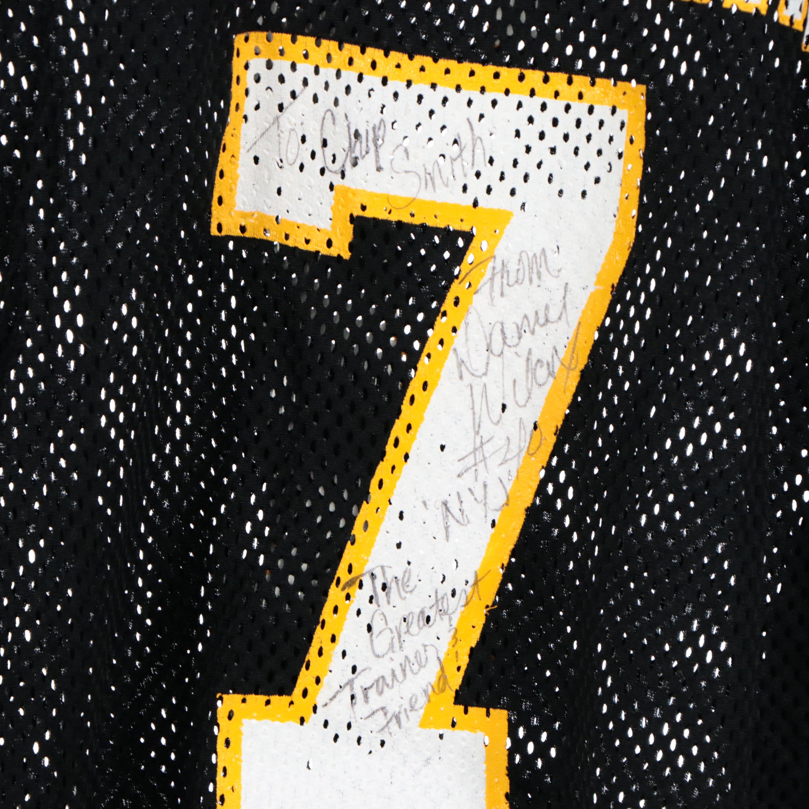 Daniel Wilcox Game Worn and Signed Appalachian State and Ravens Jerseys