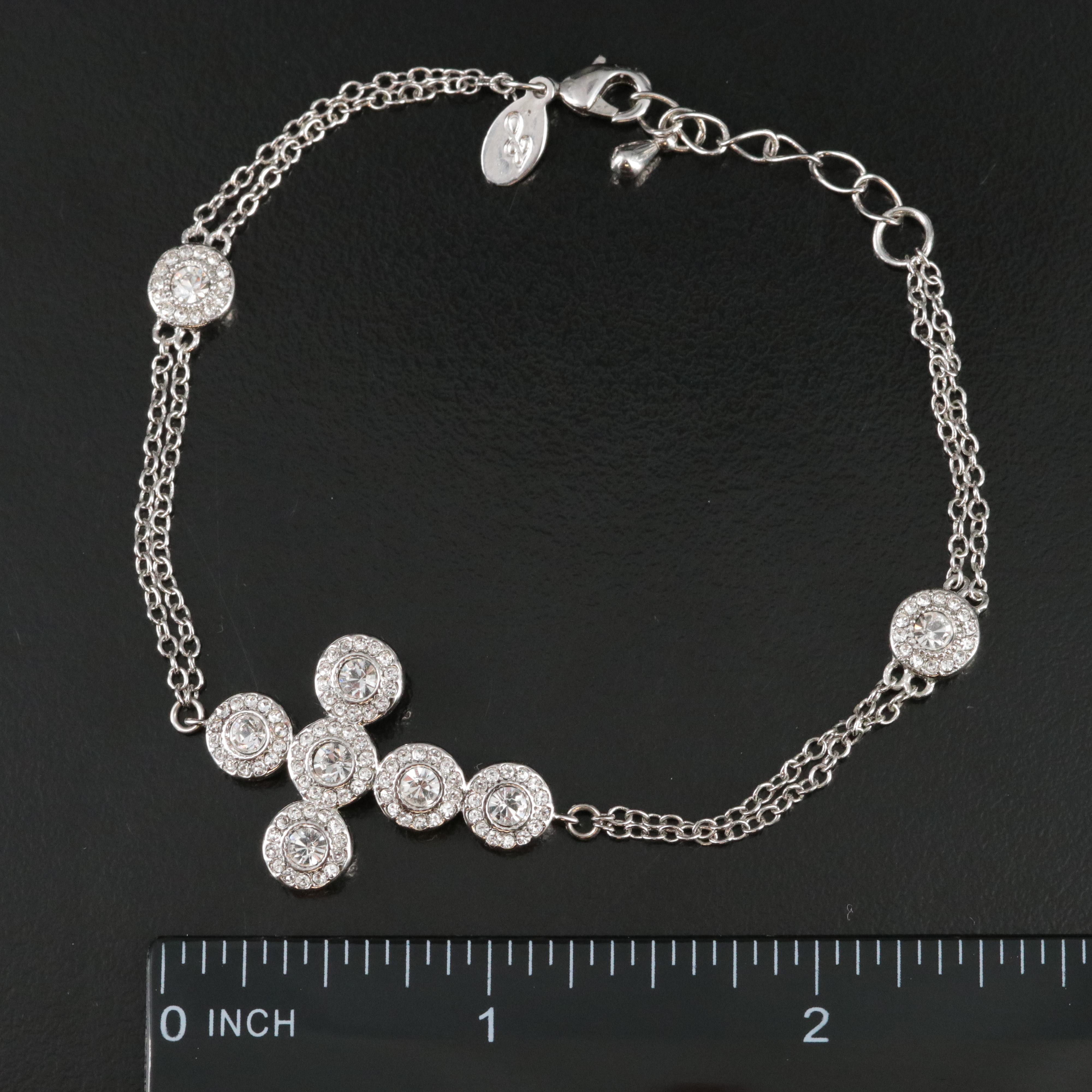 Cross Rhinestone Bracelet