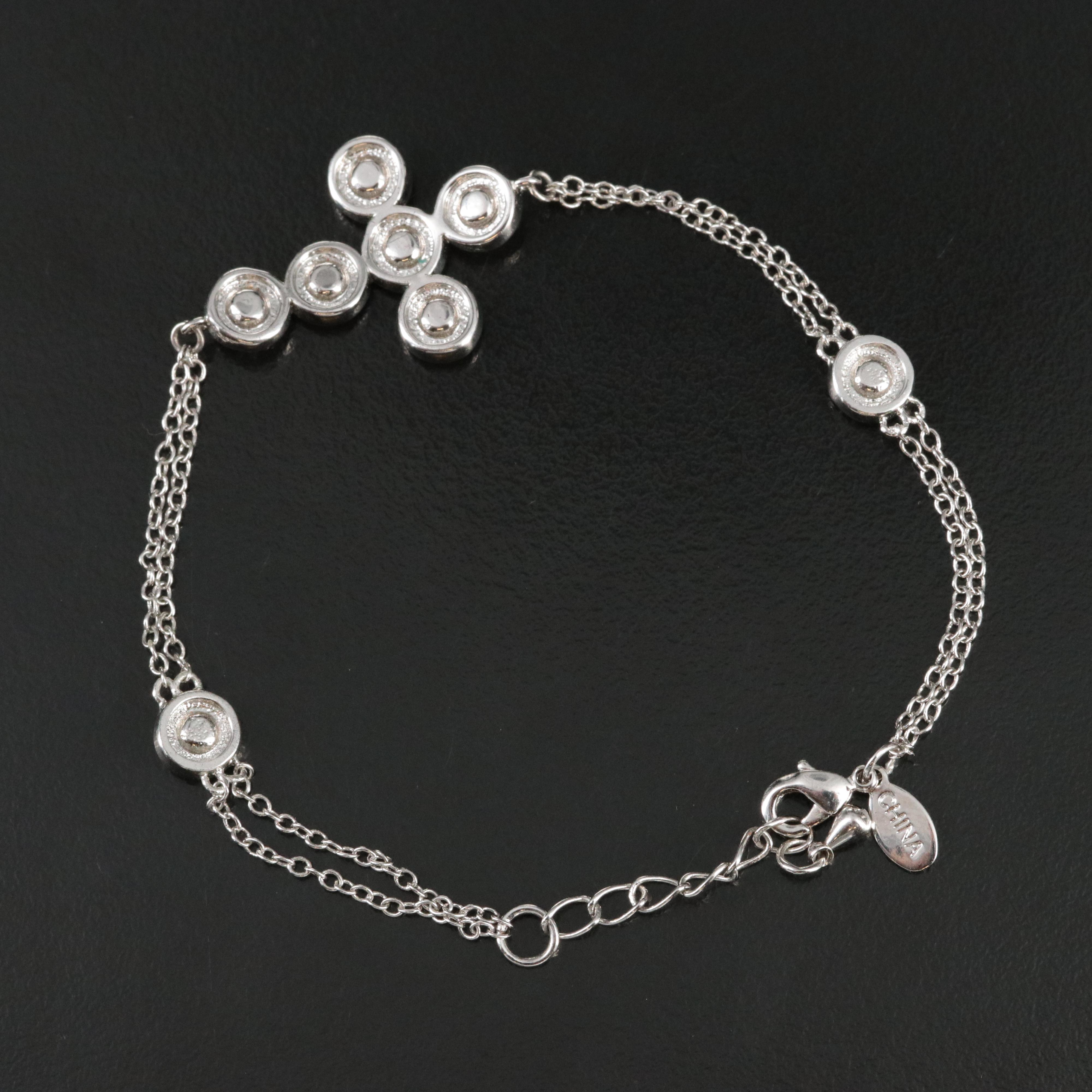 Cross Rhinestone Bracelet