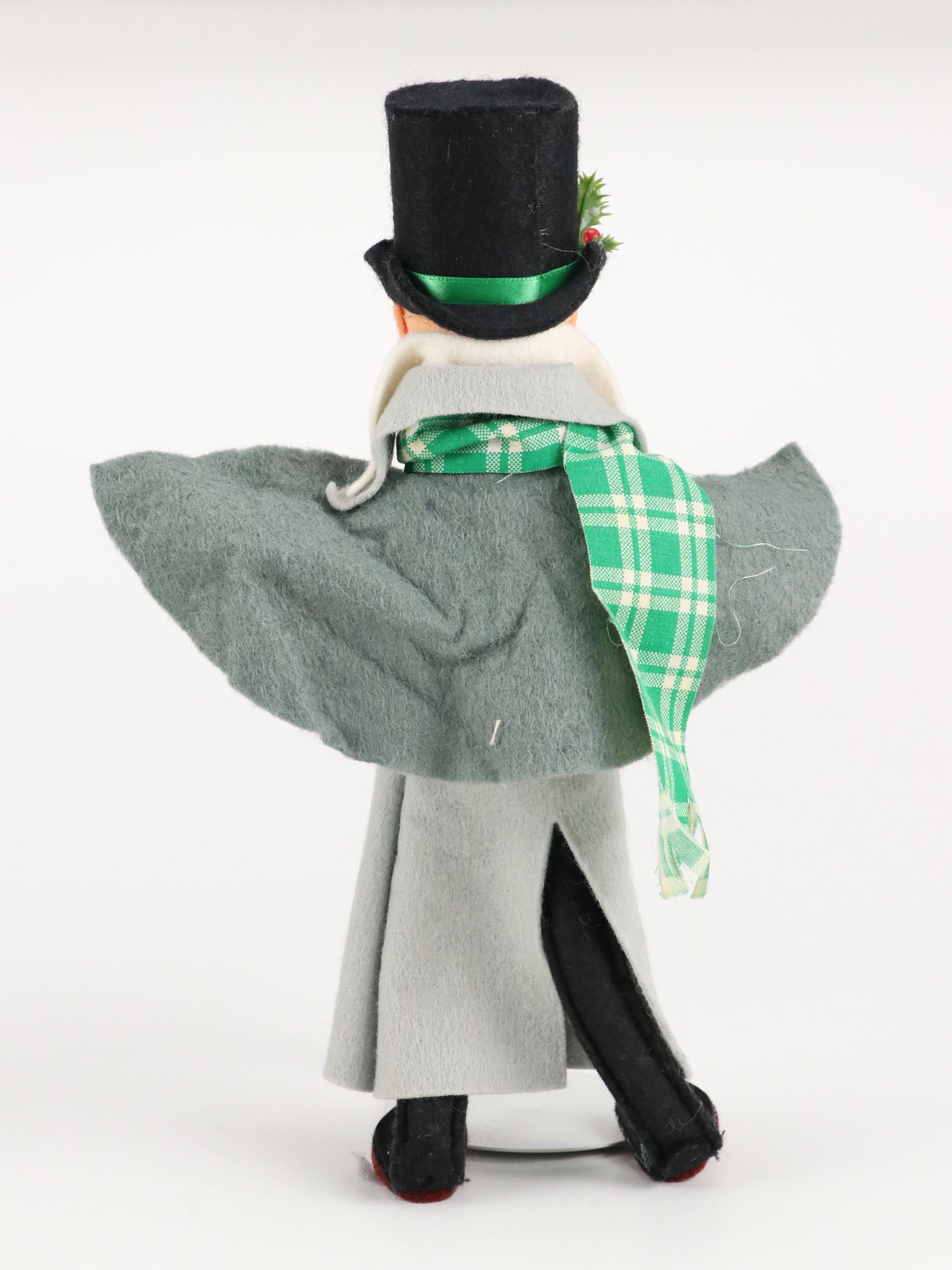 Annalee Mobilitee Chimney Sweep Mouse and Other Dolls, Mid to Late 20th Century