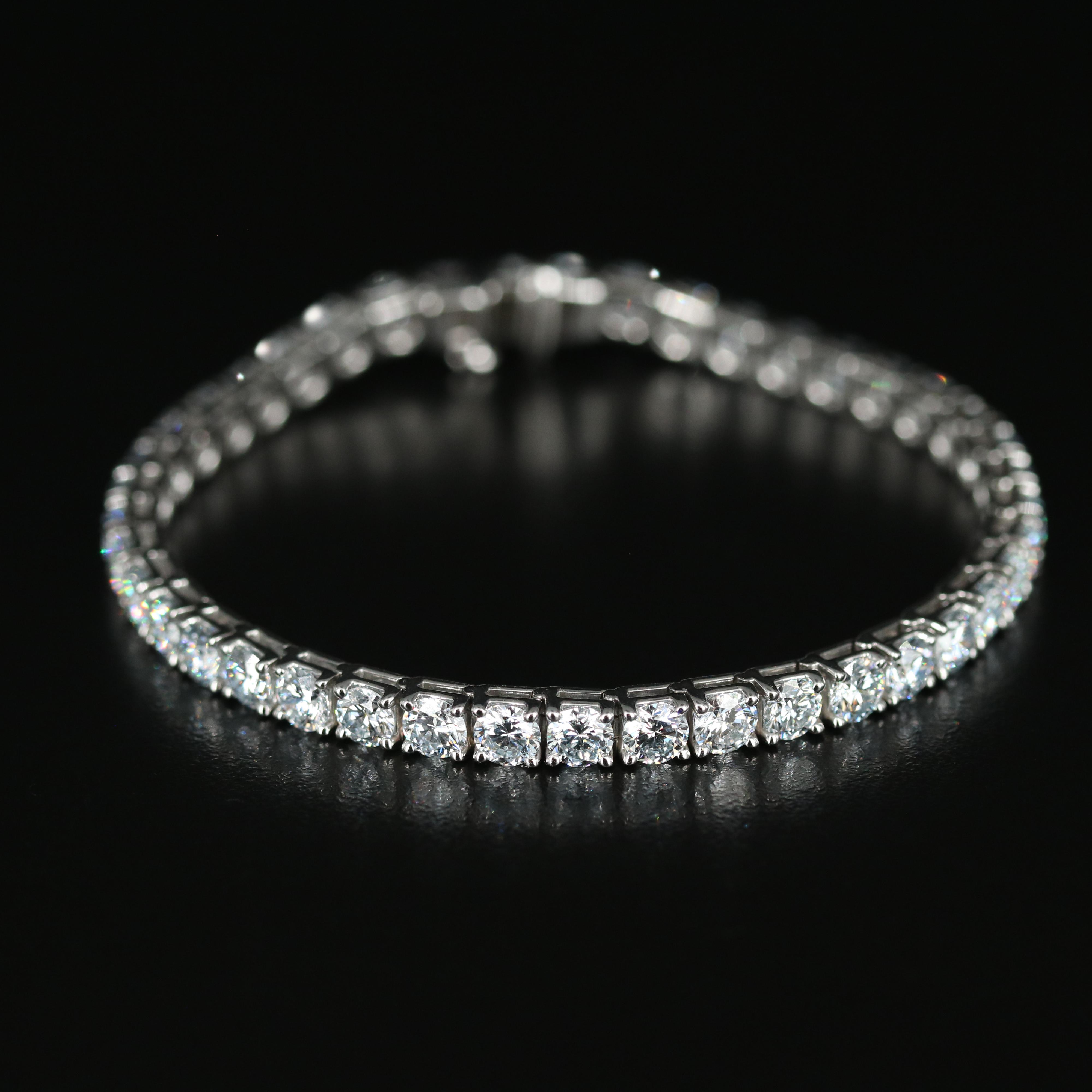 14K 14.07 CTW Lab Grown Diamond Line Bracelet
