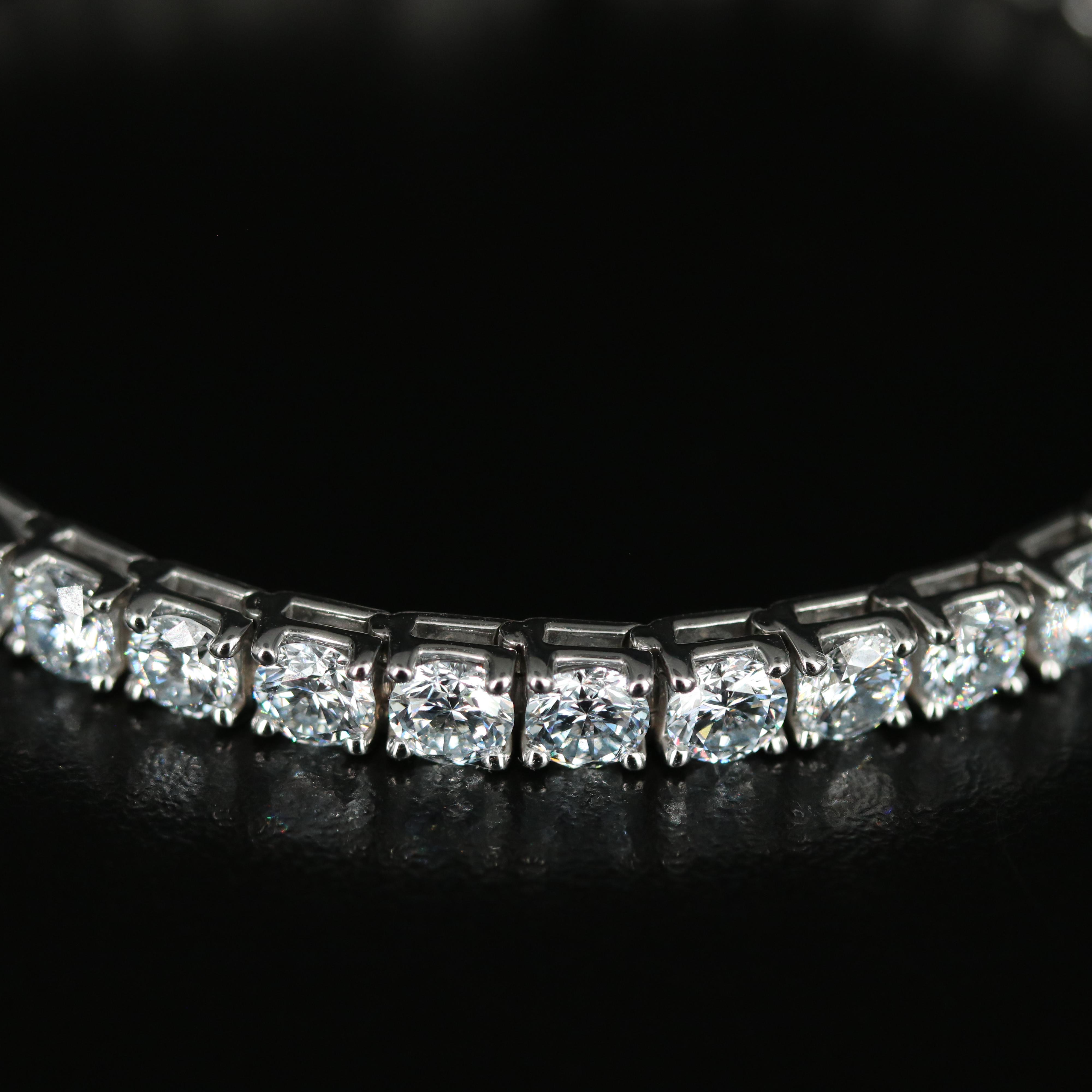 14K 14.07 CTW Lab Grown Diamond Line Bracelet