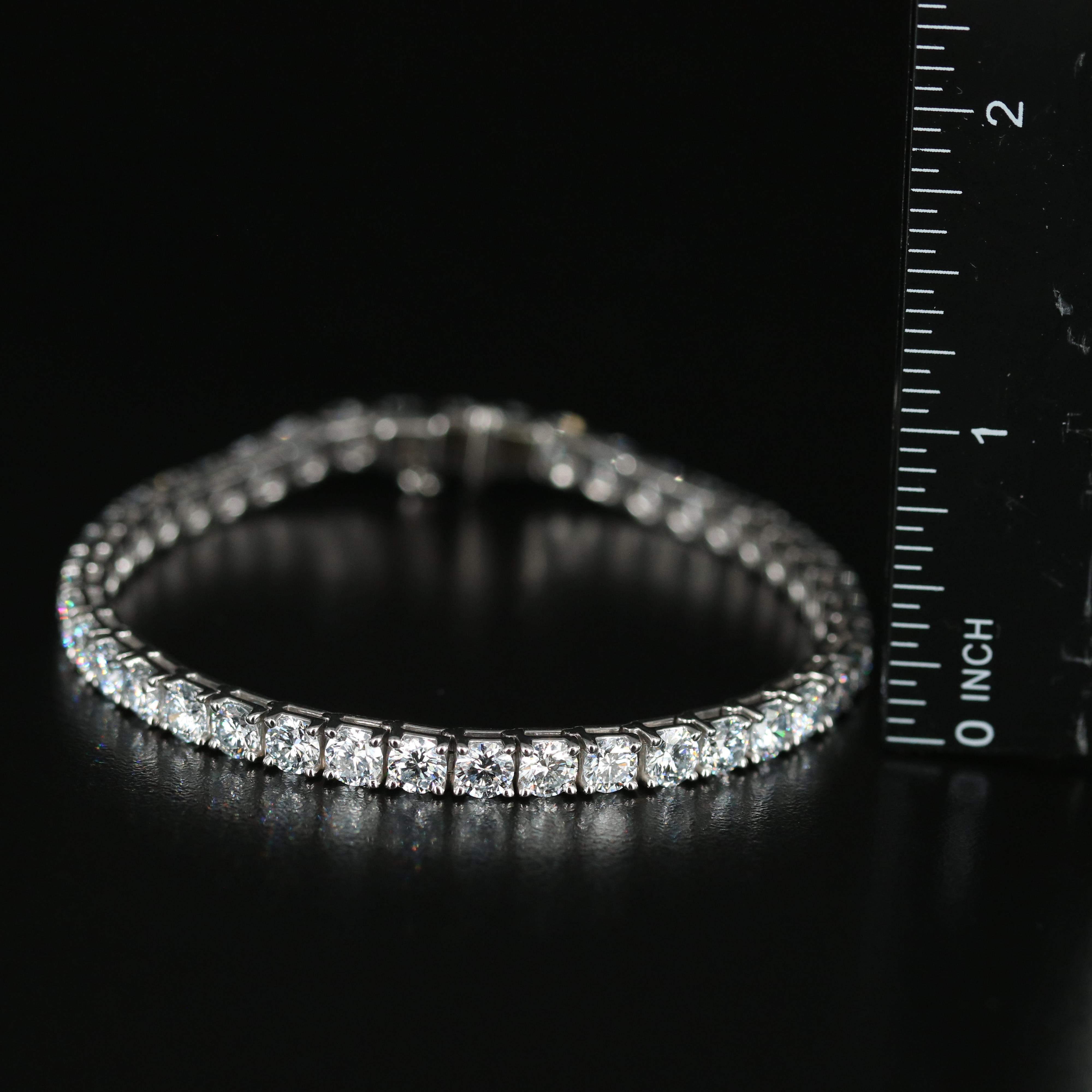 14K 14.07 CTW Lab Grown Diamond Line Bracelet
