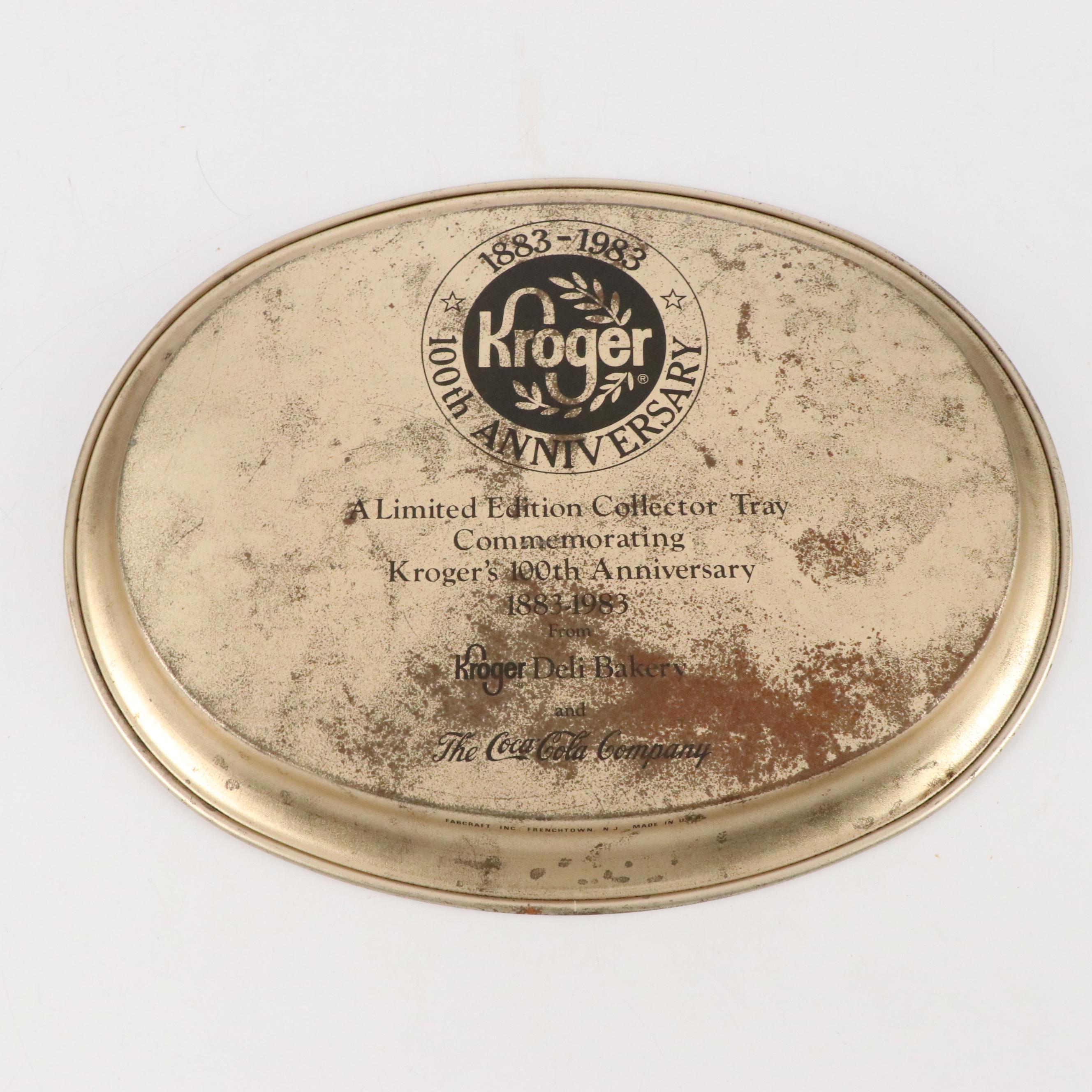 Coca-Cola Tin Litho Bar Tip Trays, Vintage