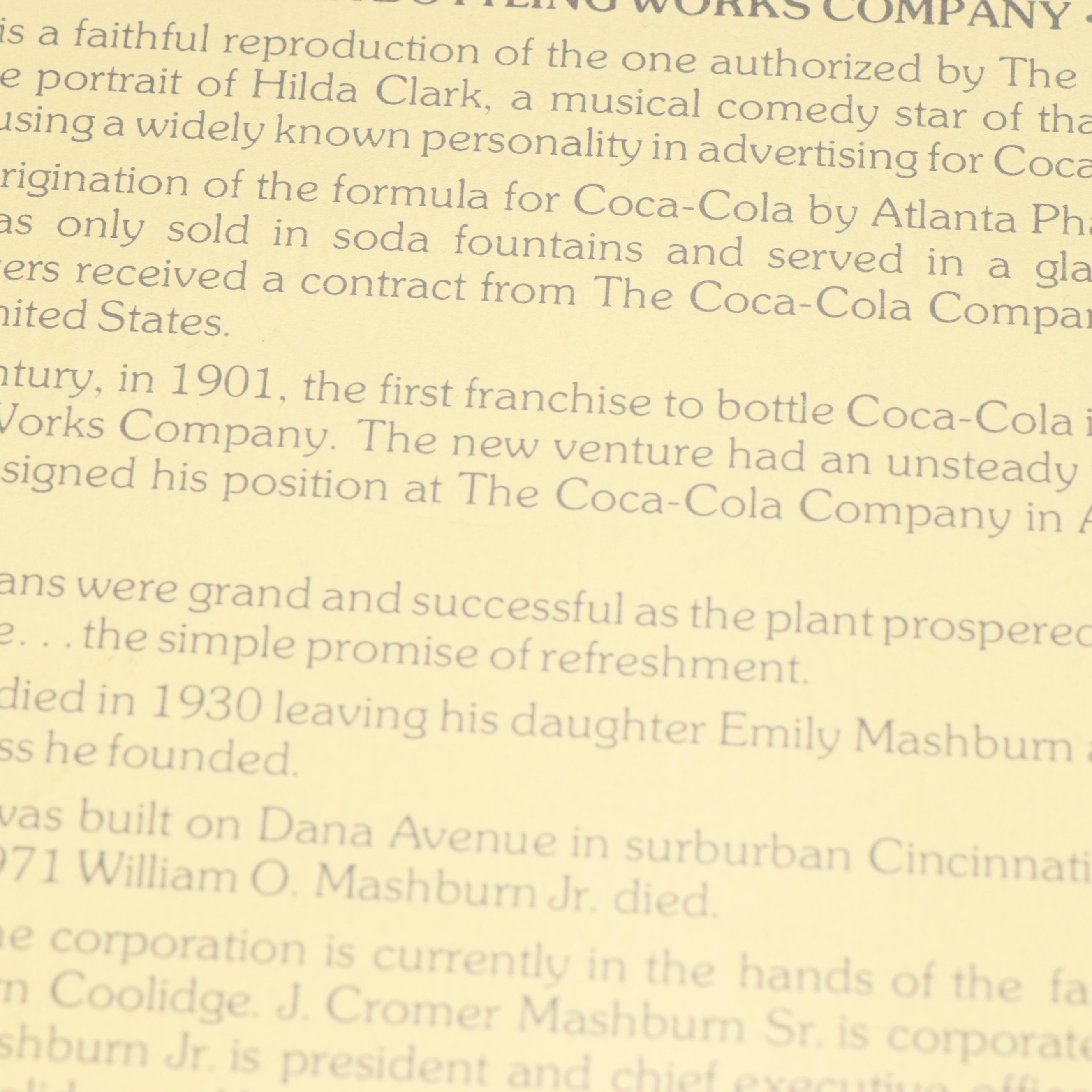 Coca-Cola Tin Litho Bar Tip Trays, Vintage