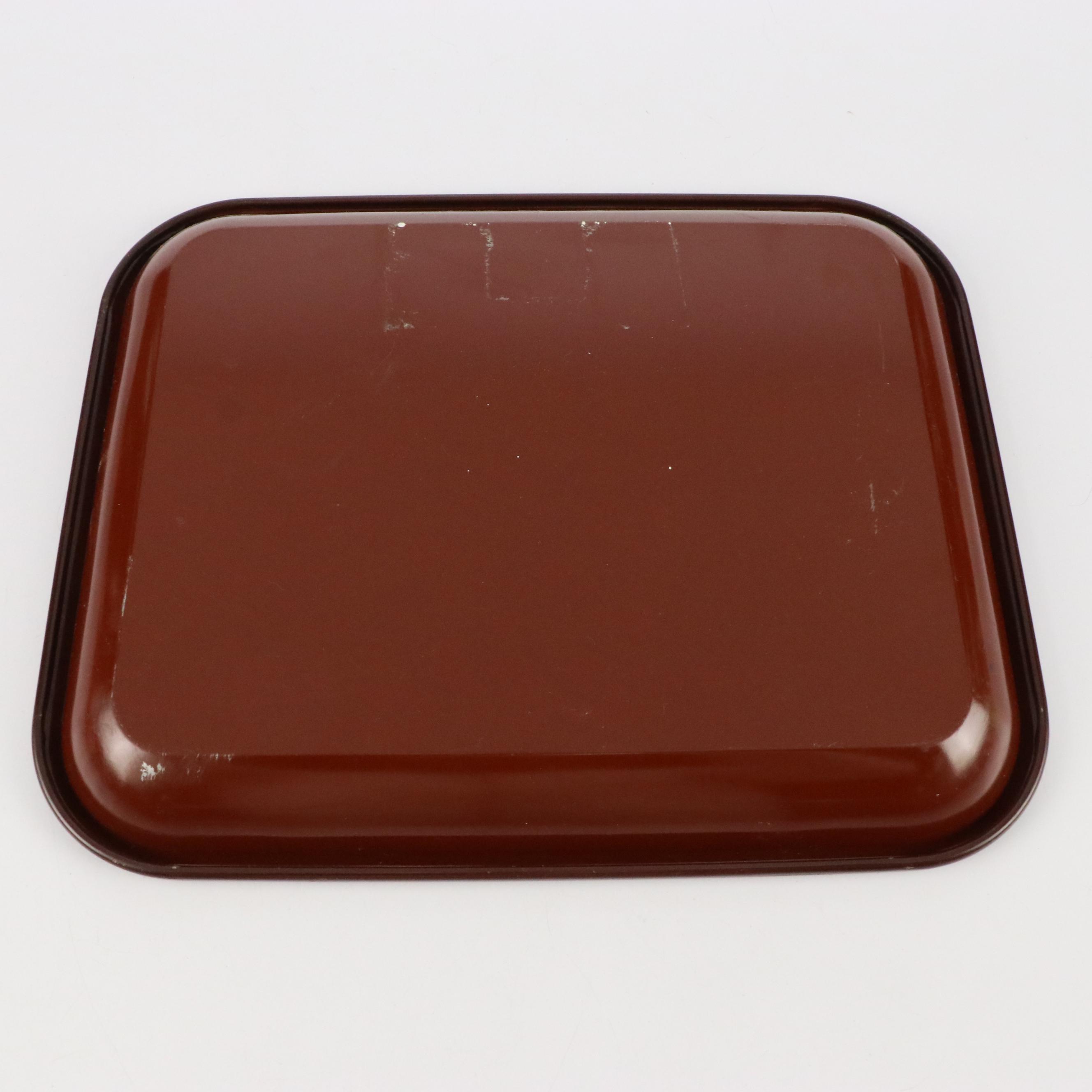 Coca-Cola, Dr. Pepper, Indiana University Tin Litho Bar Tip Trays, Vintage