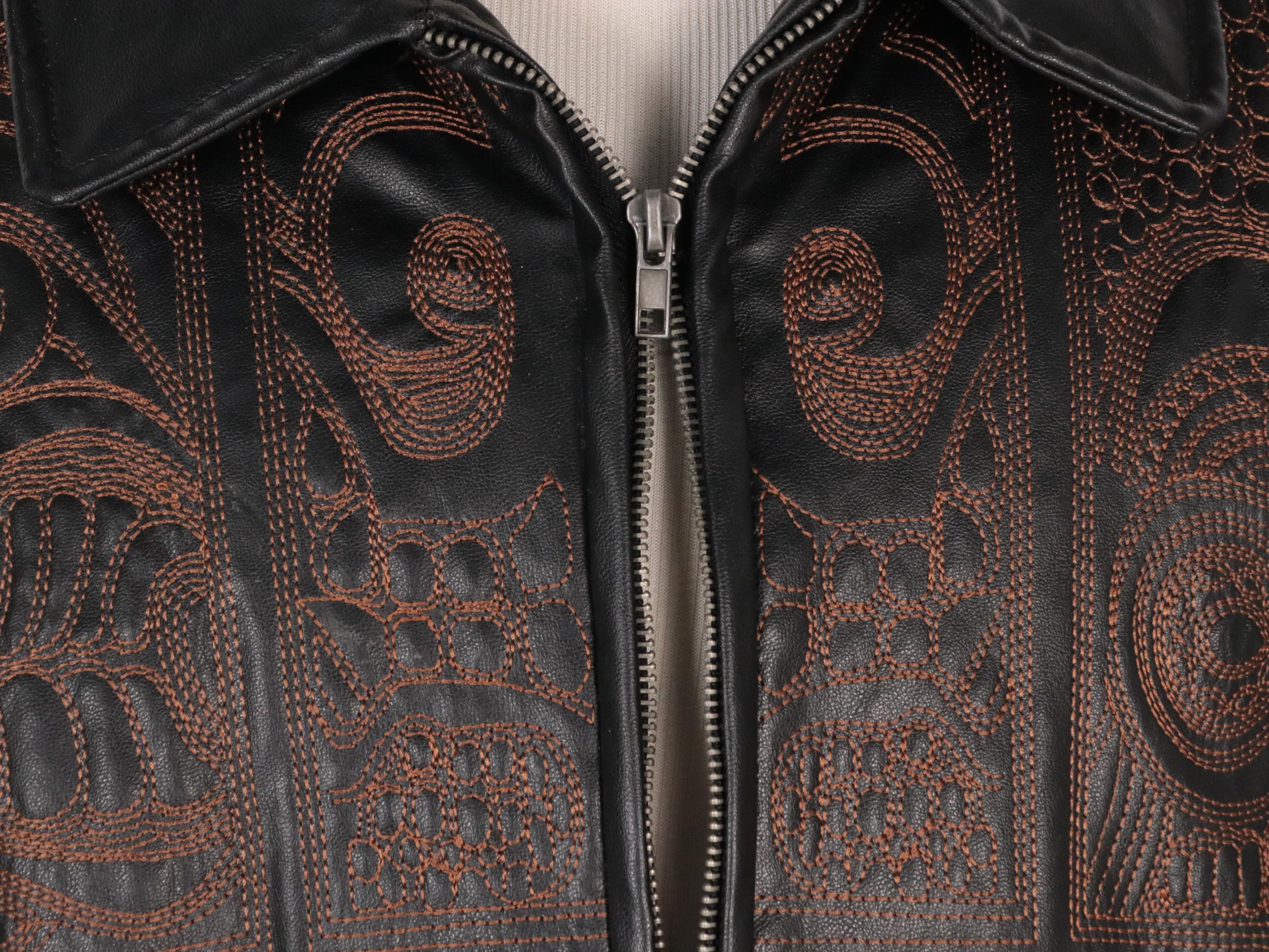 Men's International Male Leather Blazer, Club International Faux Leather Jacket