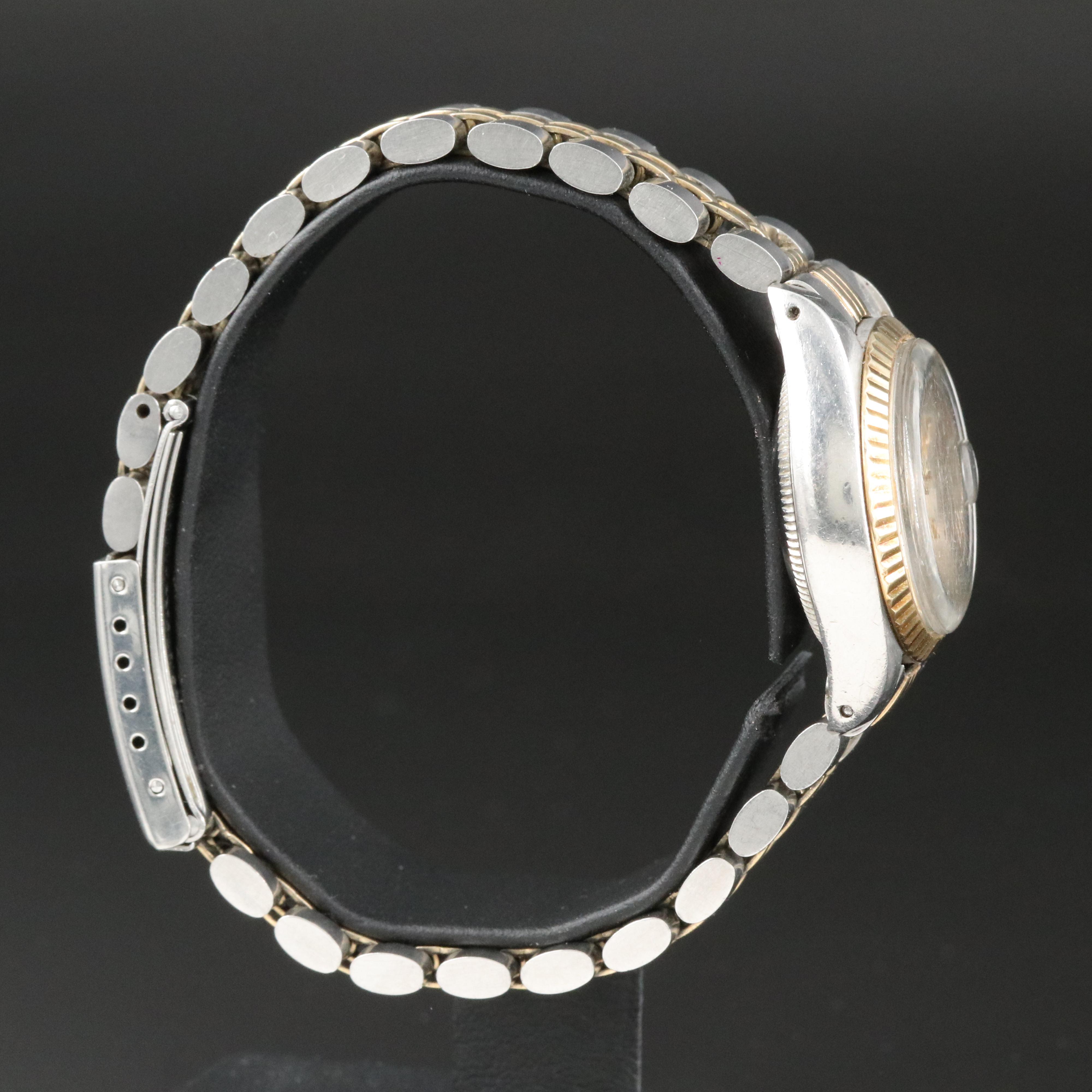 1977 Rolex 14K and Stainless Steel Datejust Watch