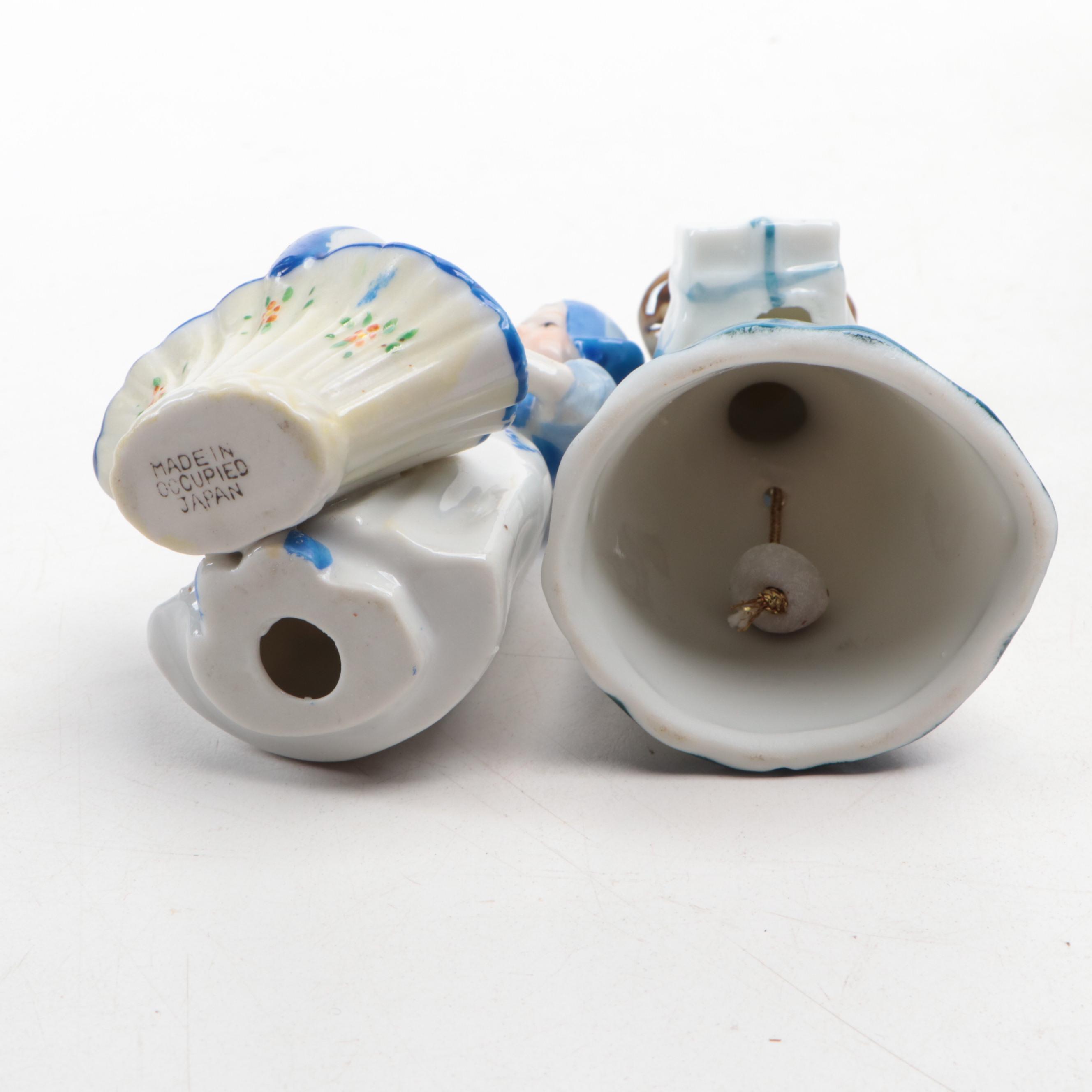 Delft Blue Ceramic Apothecary Jars with Others