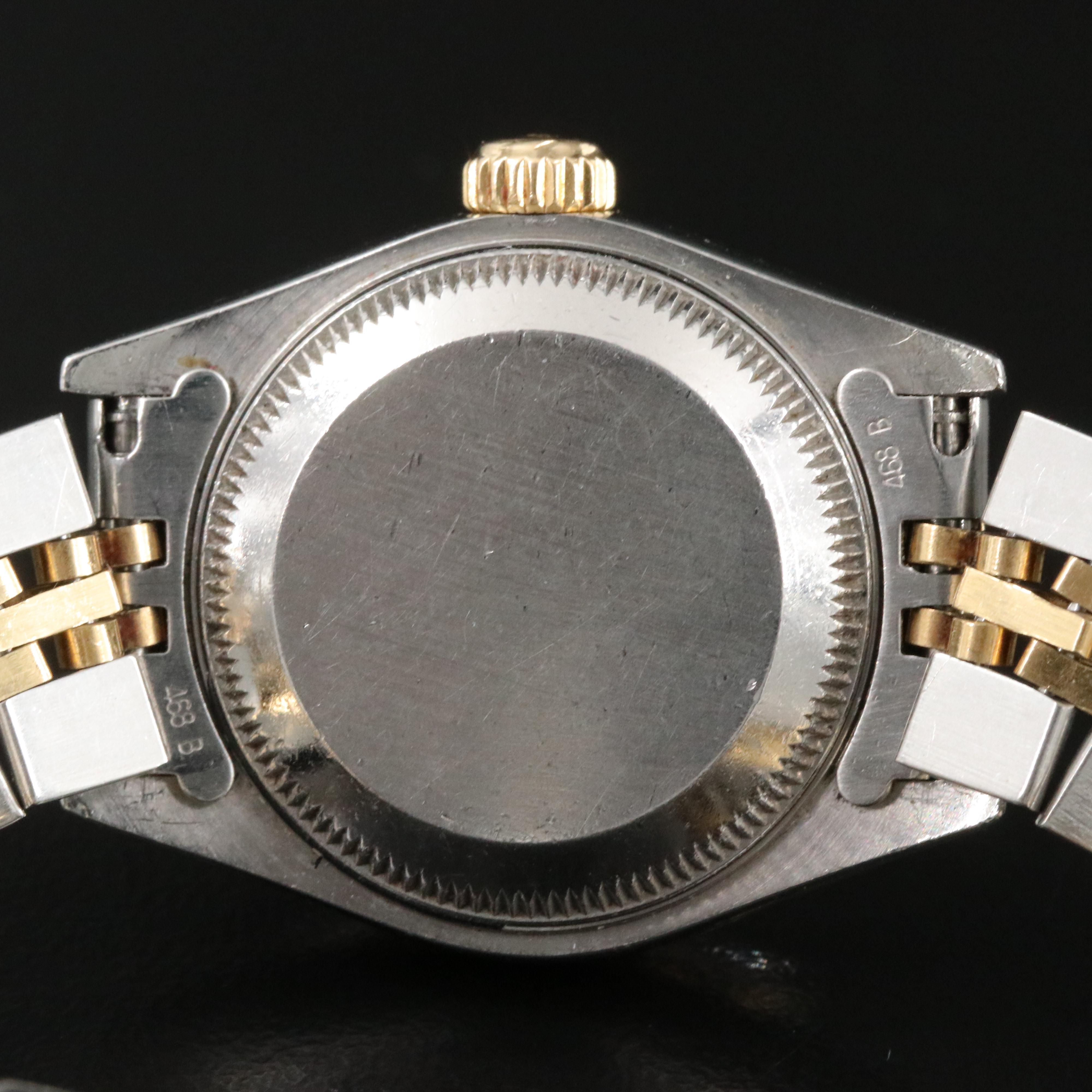 1996 Rolex Datejust Two-Tone White Roman Dial Watch