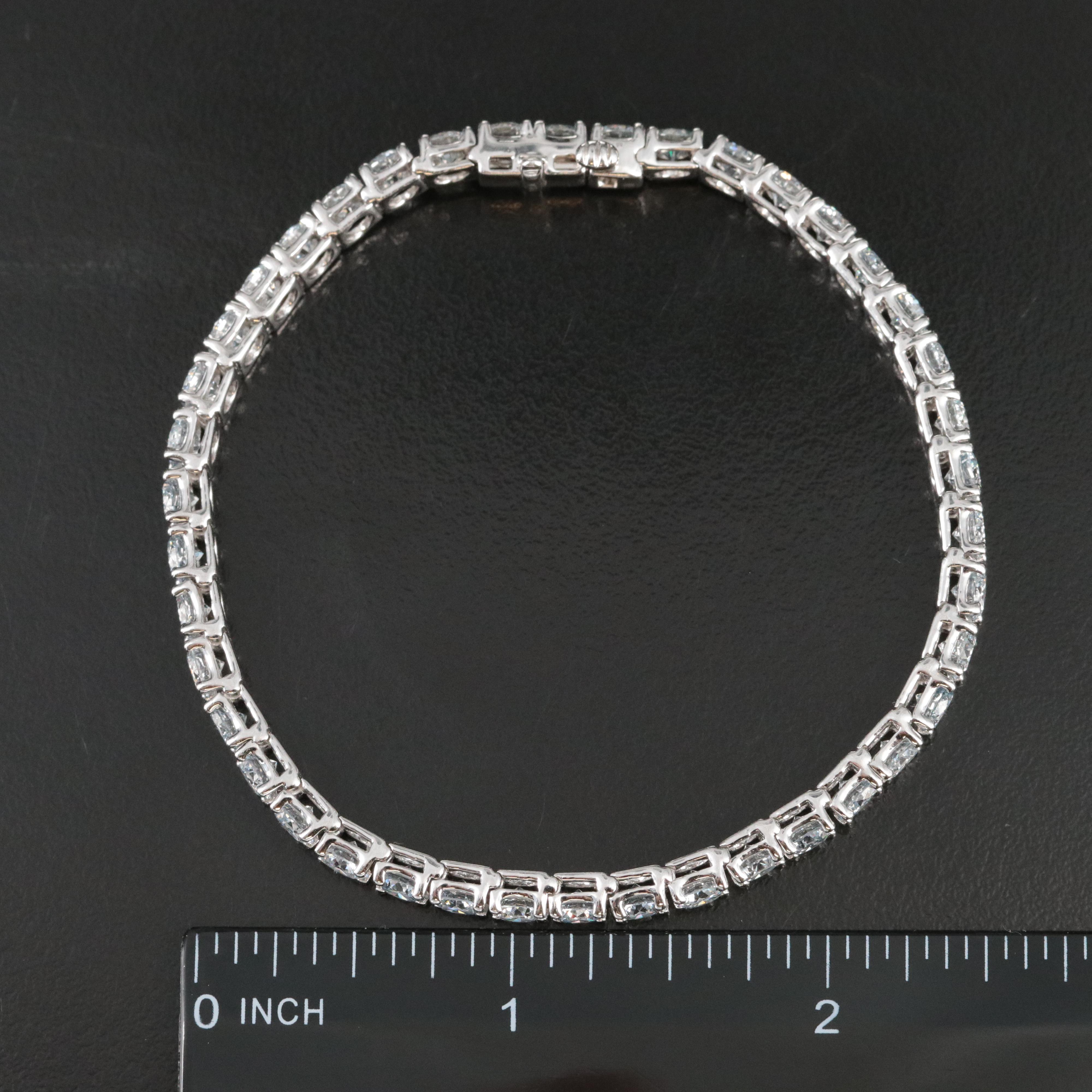 14K 18.06 CTW Lab Grown Diamond Line Bracelet