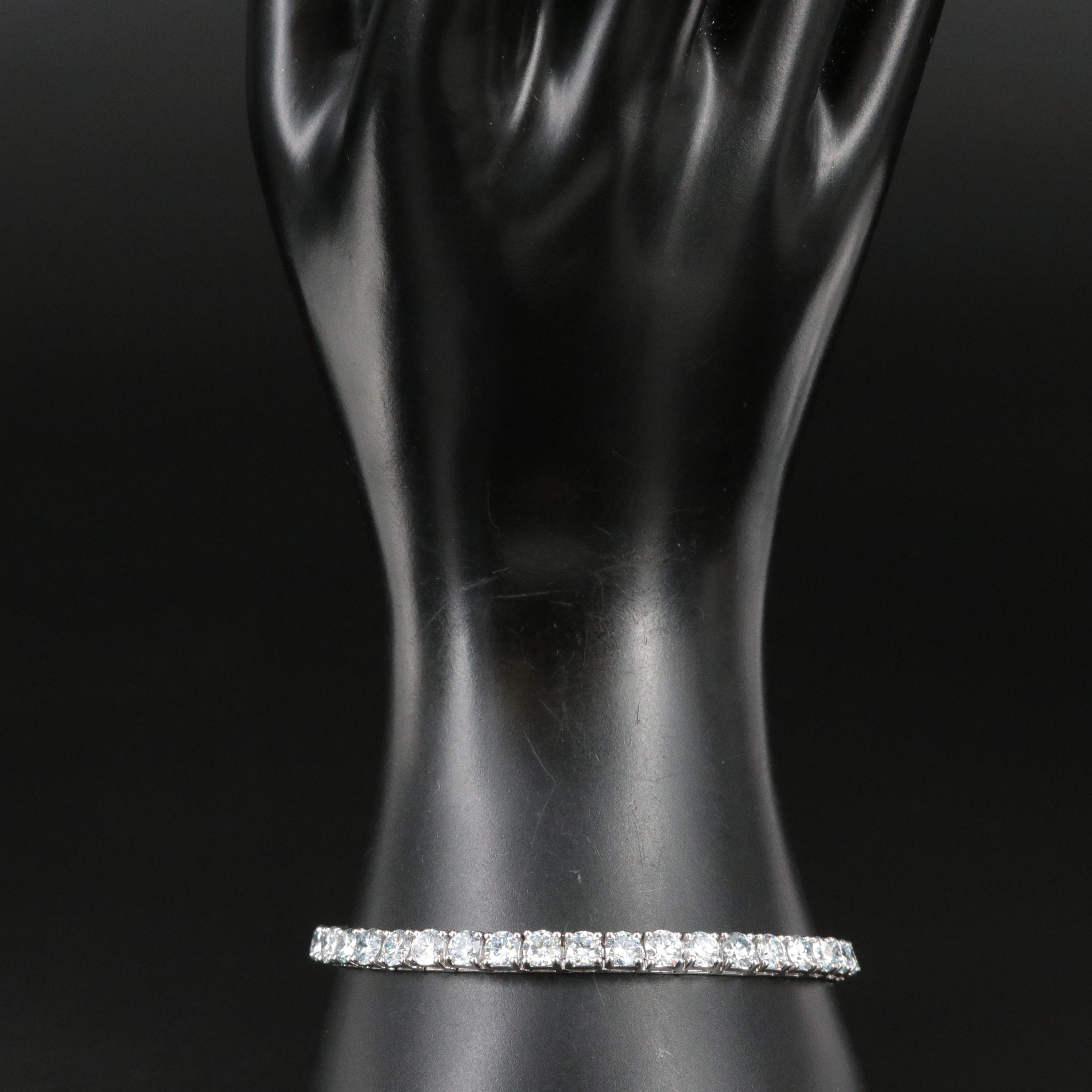 14K 18.06 CTW Lab Grown Diamond Line Bracelet