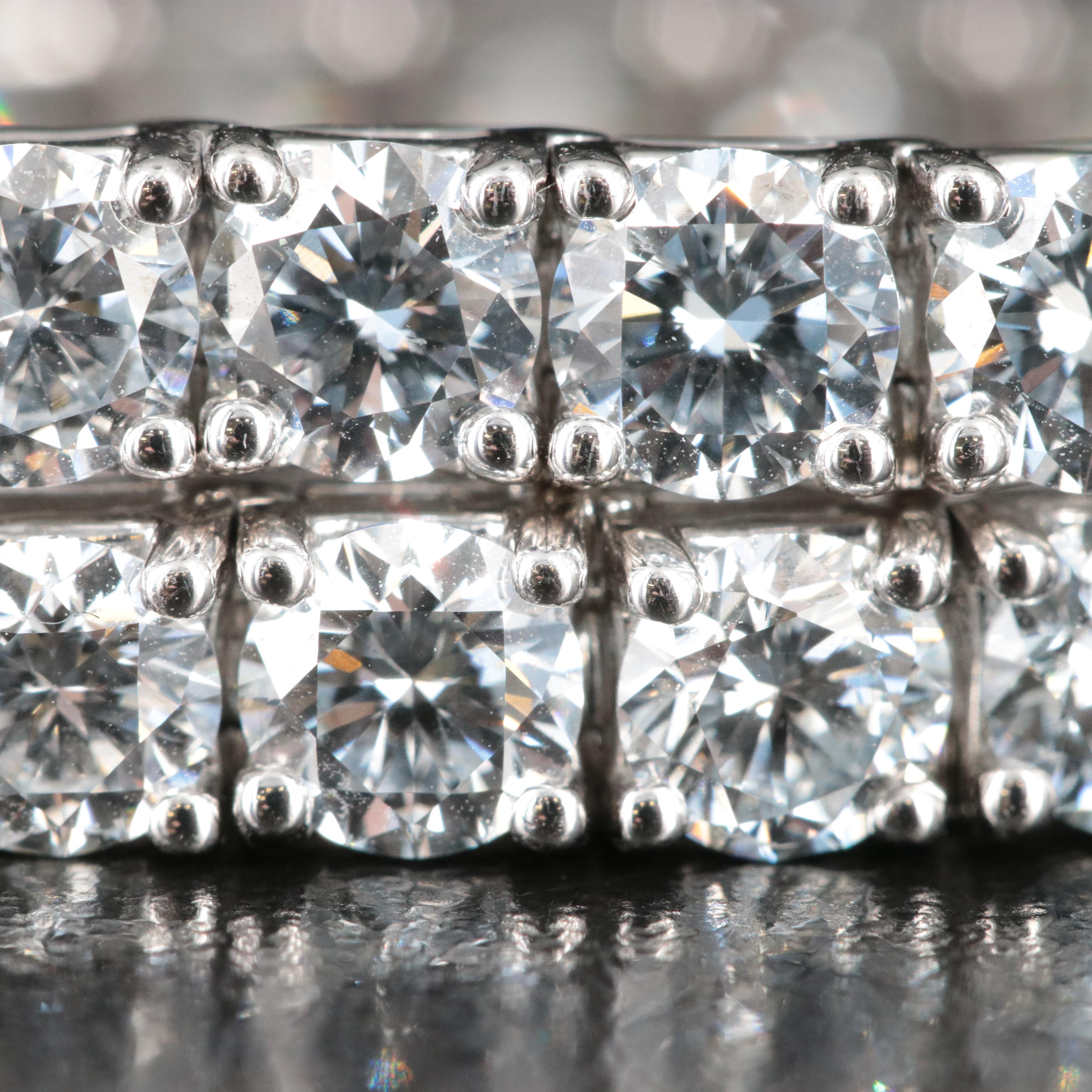 14K 18.06 CTW Lab Grown Diamond Line Bracelet