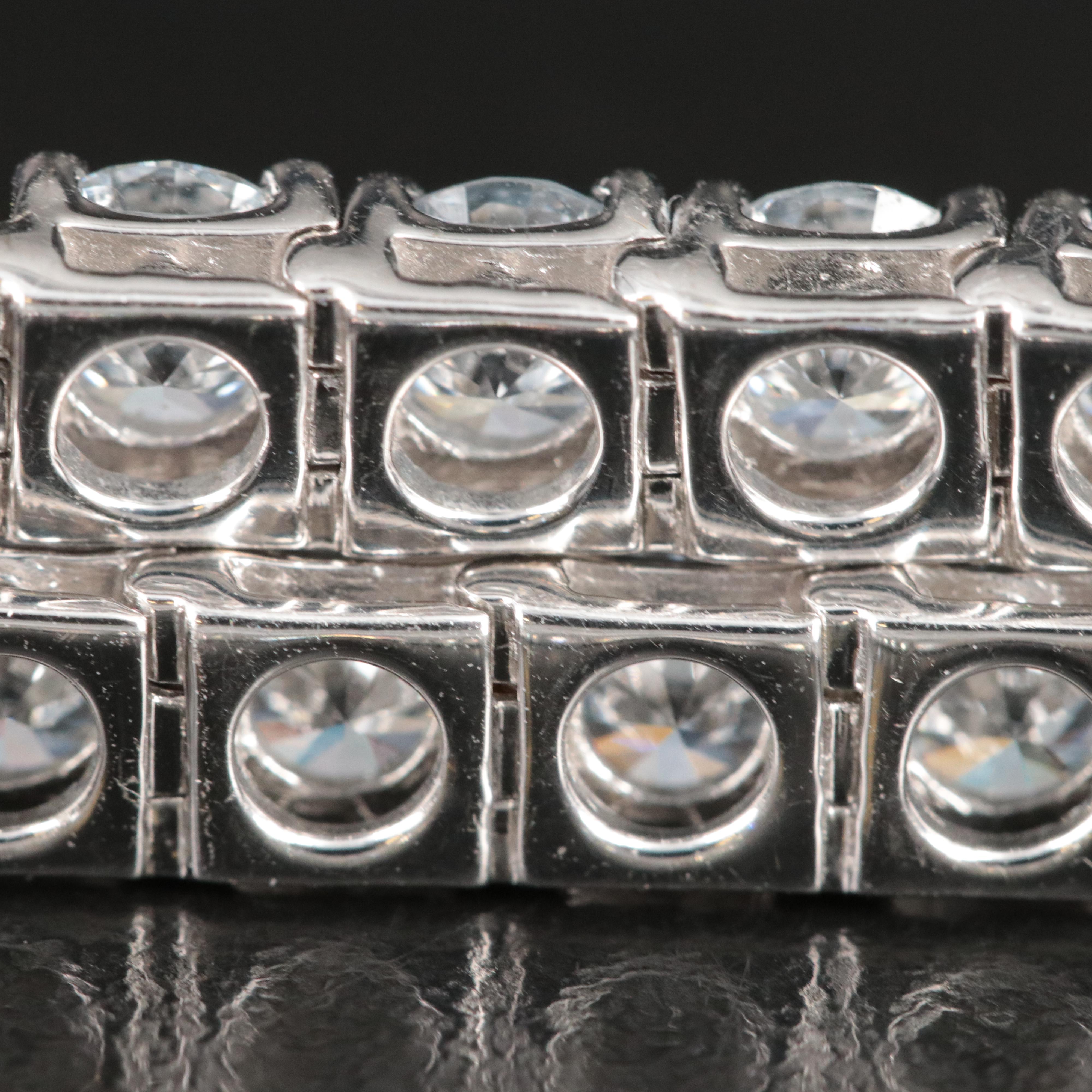 14K 18.06 CTW Lab Grown Diamond Line Bracelet