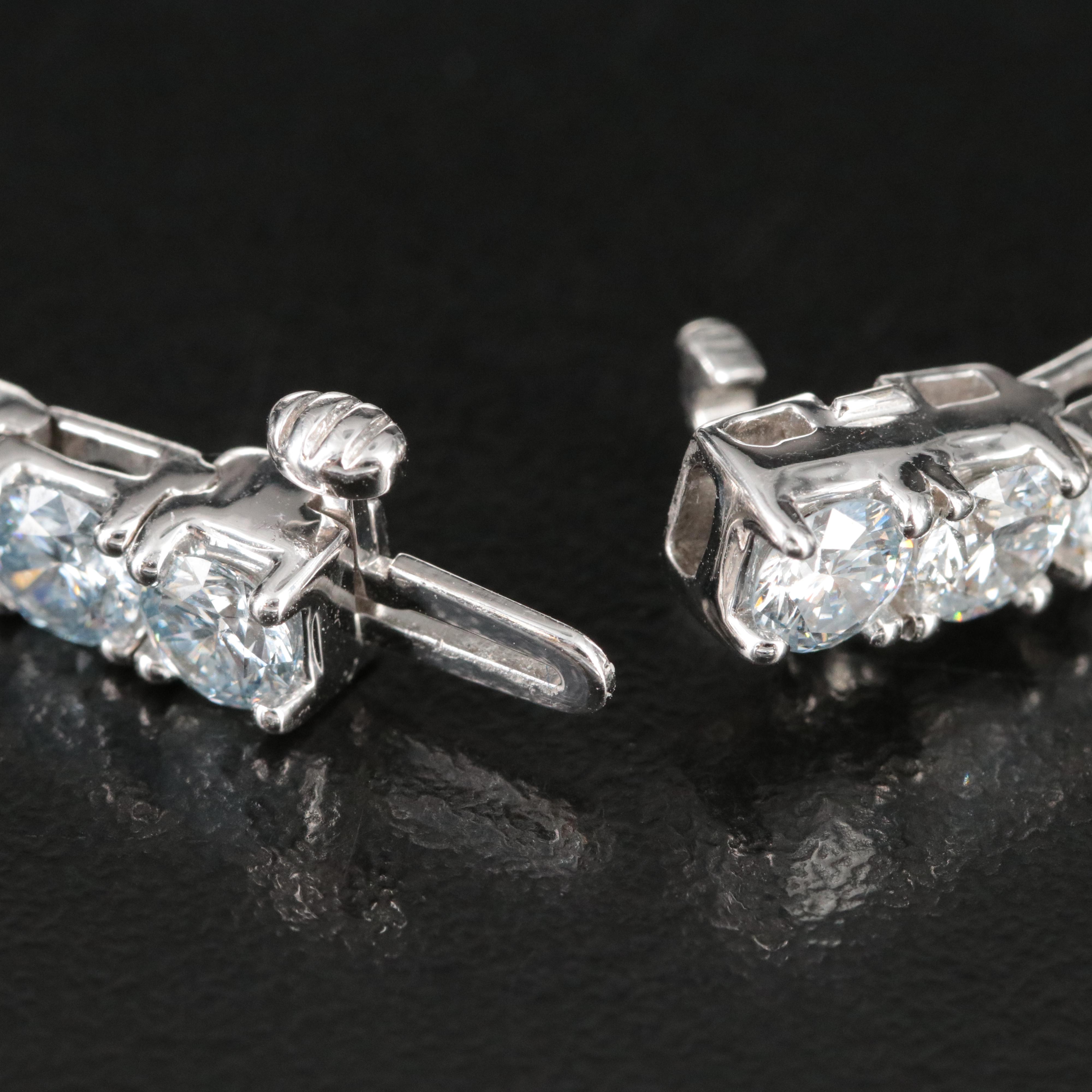 14K 18.06 CTW Lab Grown Diamond Line Bracelet