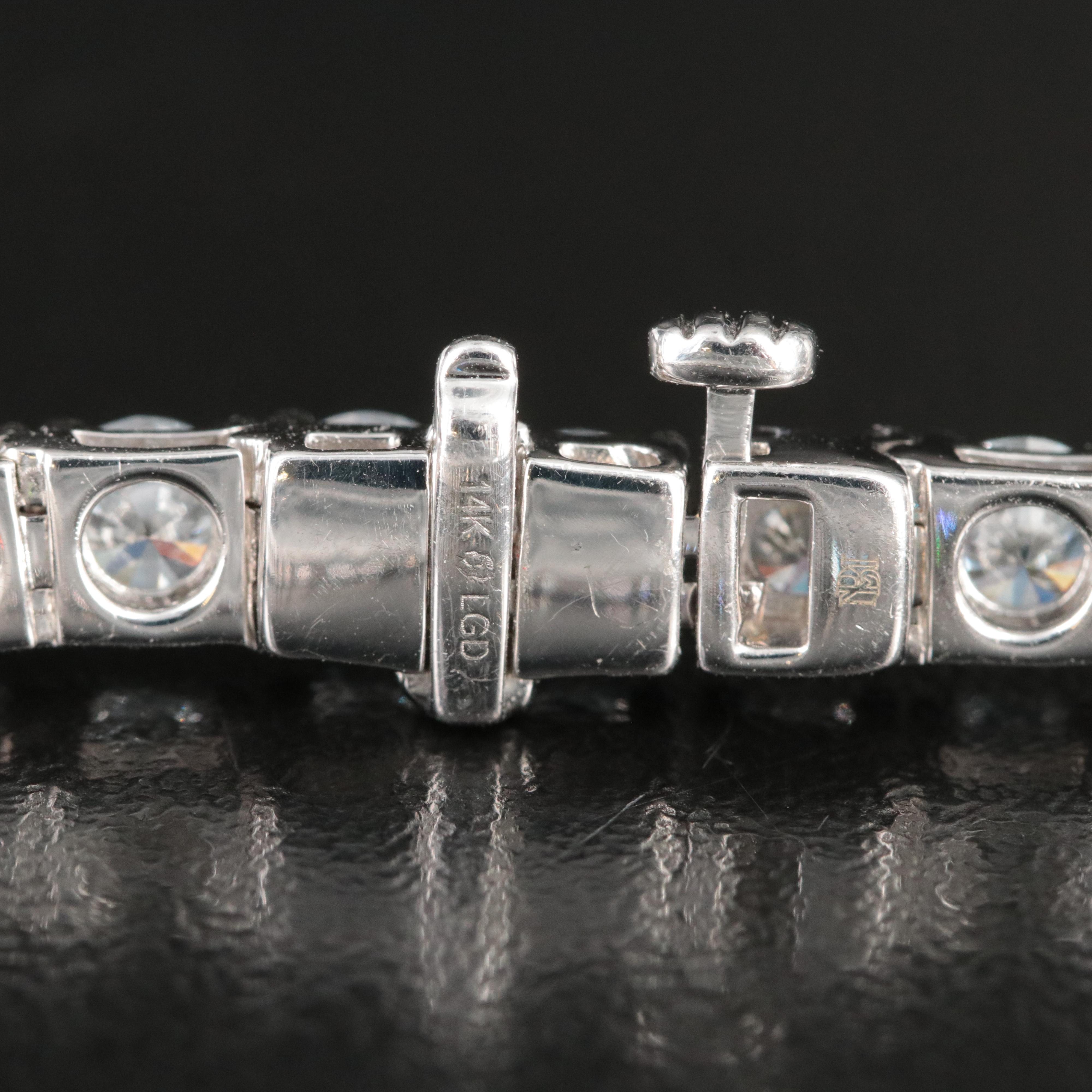 14K 18.06 CTW Lab Grown Diamond Line Bracelet