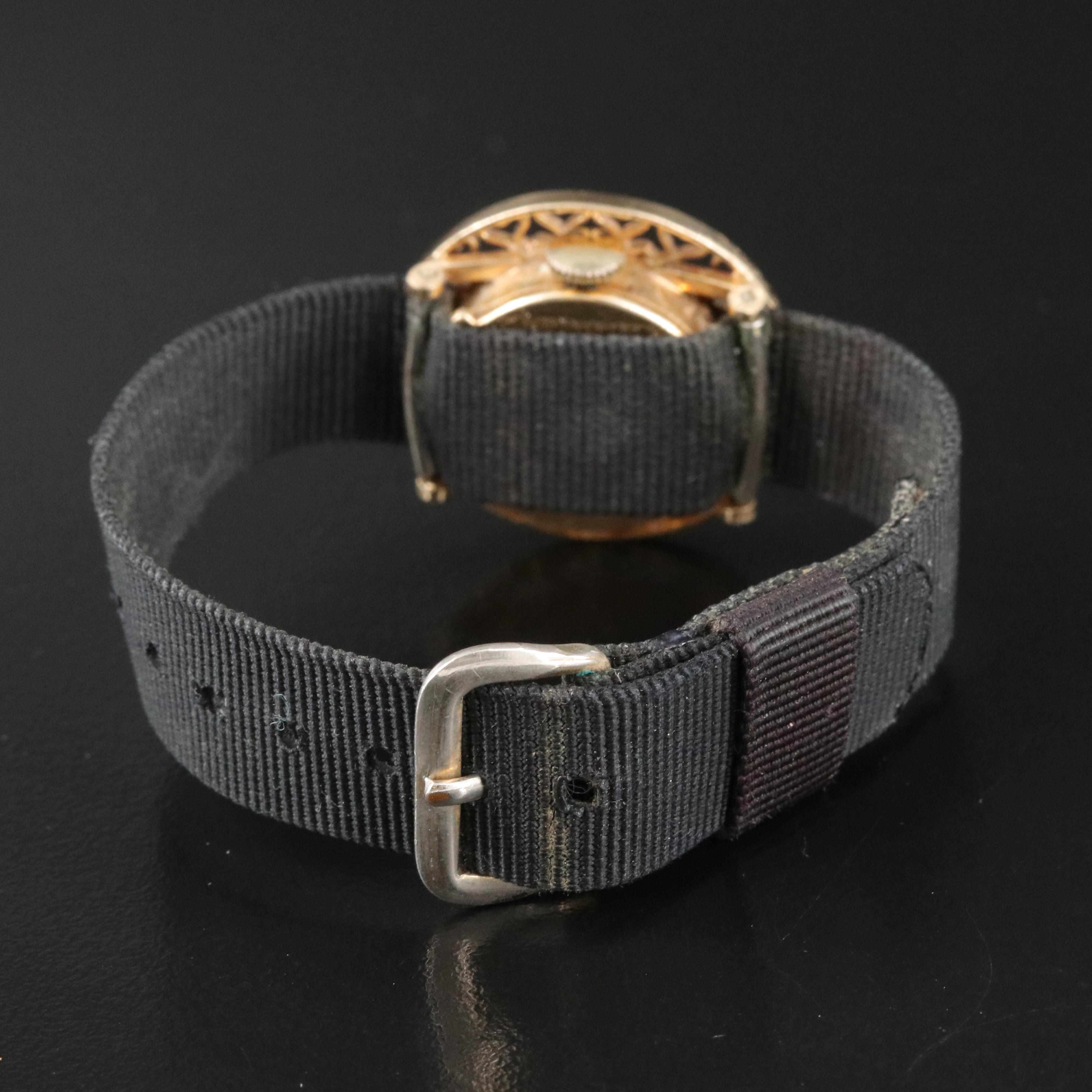 Hammerman Brothers 14K Lucien Piccard Stem Wind Watch