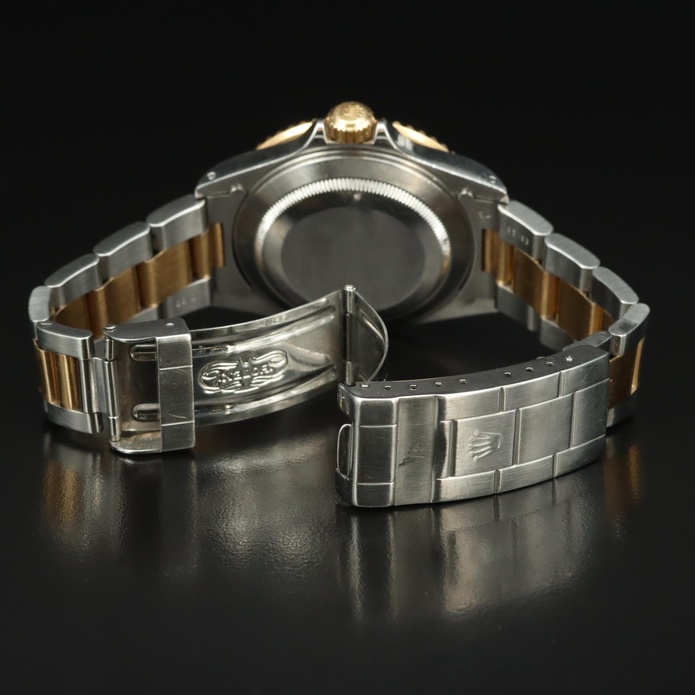 1998 Rolex Custom Diamond and Sapphire Dial Submariner Date Watch