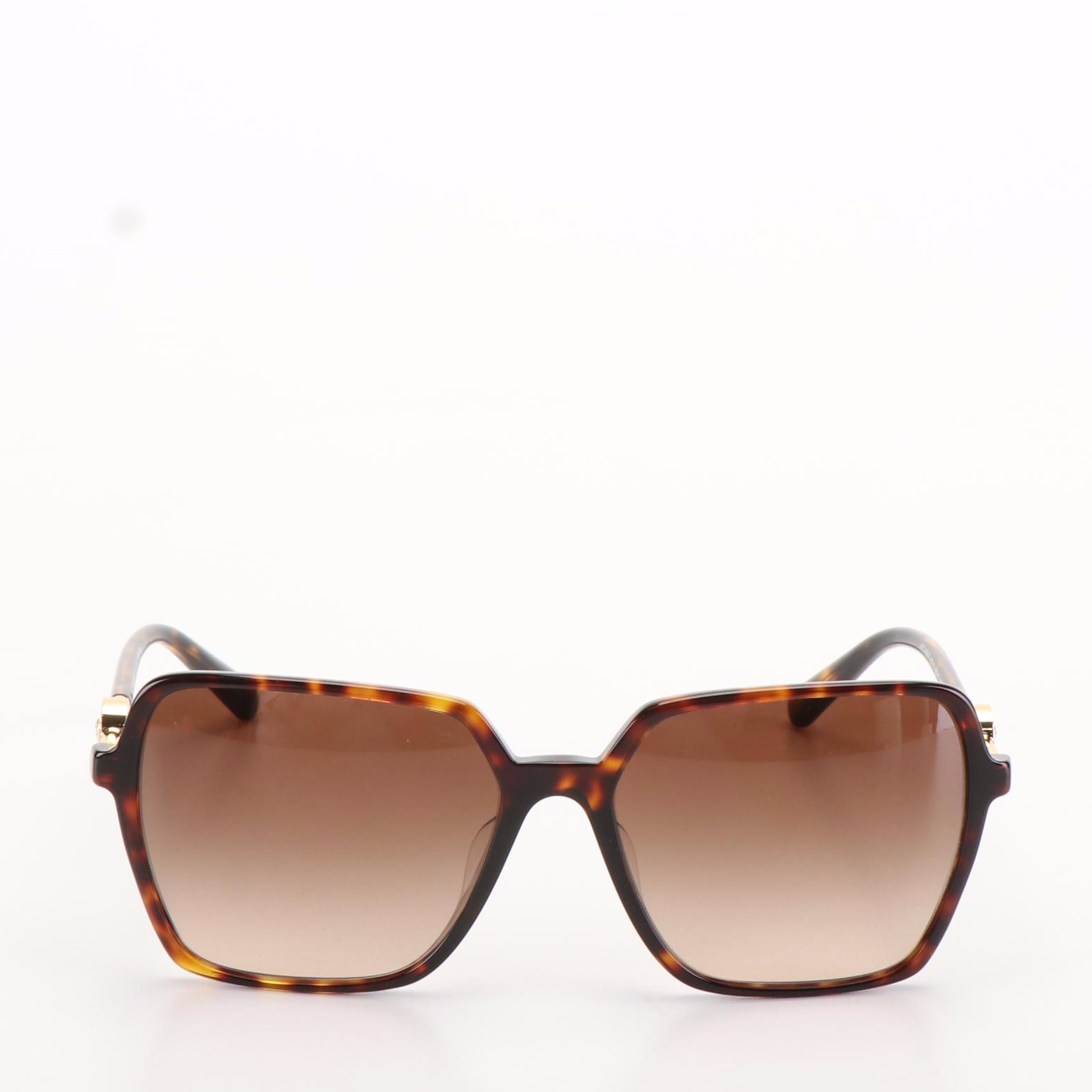 Versace Mod. 4396-F Havana Frame Brown Gradient Sunglasses with Case and Box
