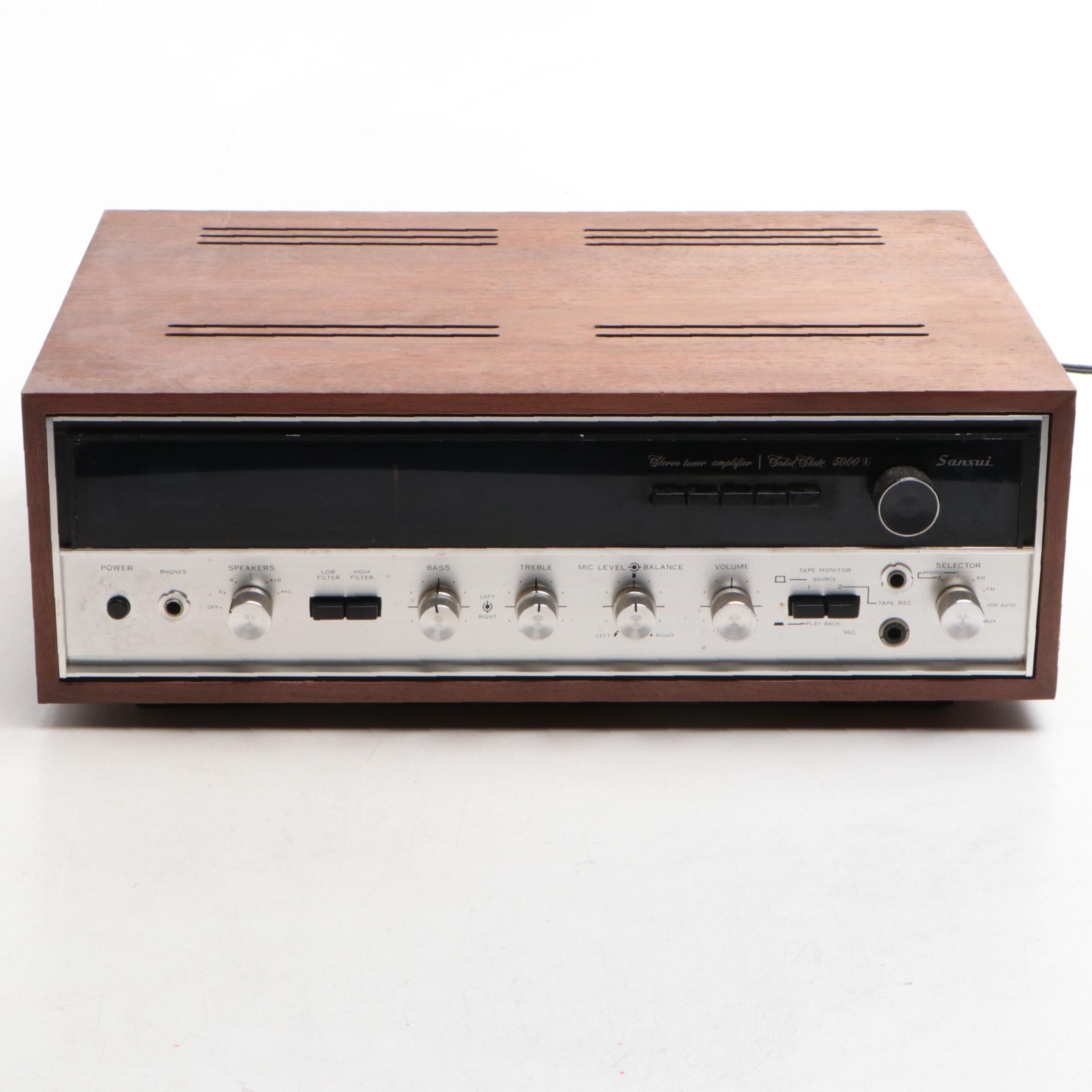 Sansui 5000X Solid State AM/FM Stereo Tuner Amplifier, Circa 1971