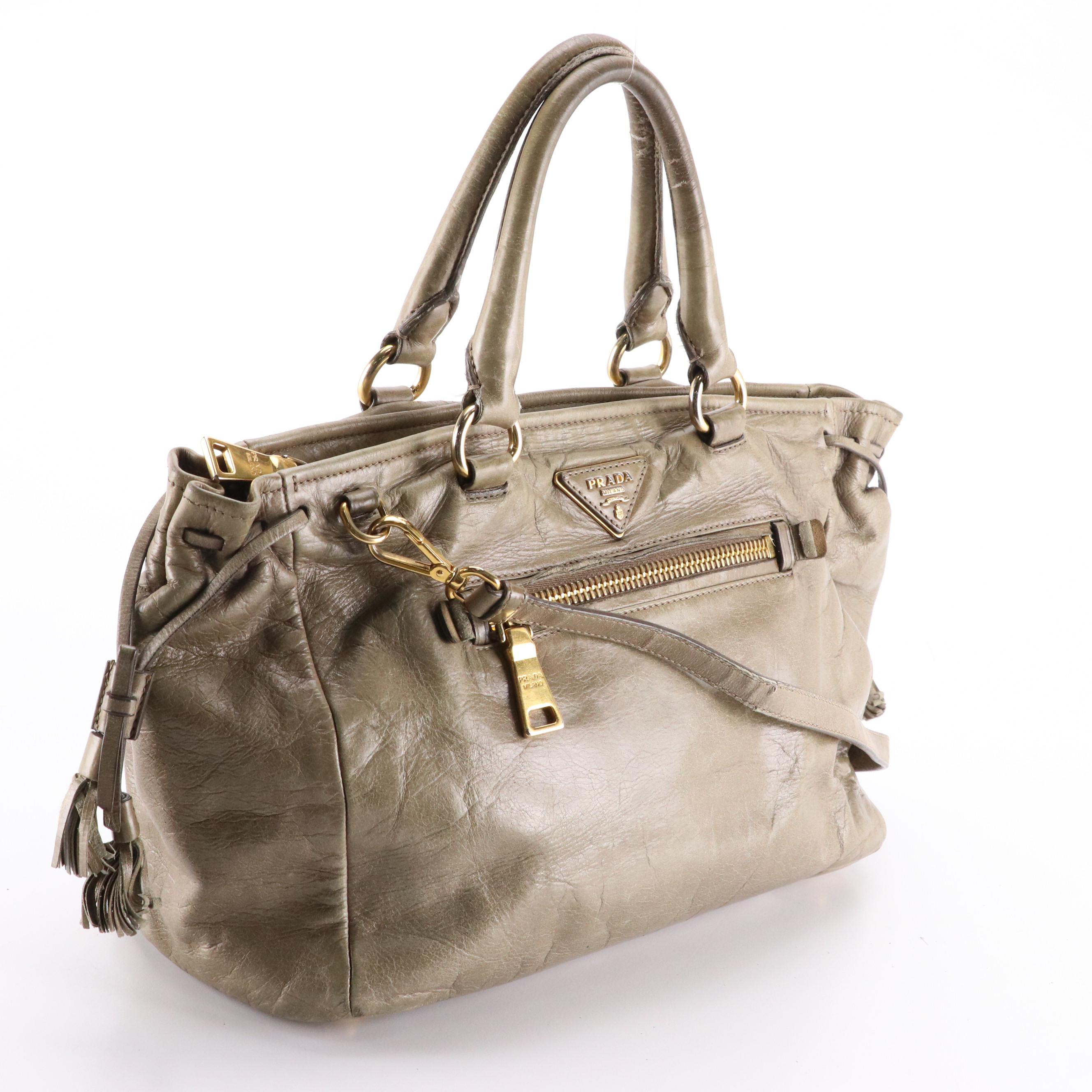 Prada Leather Two-Way Bag