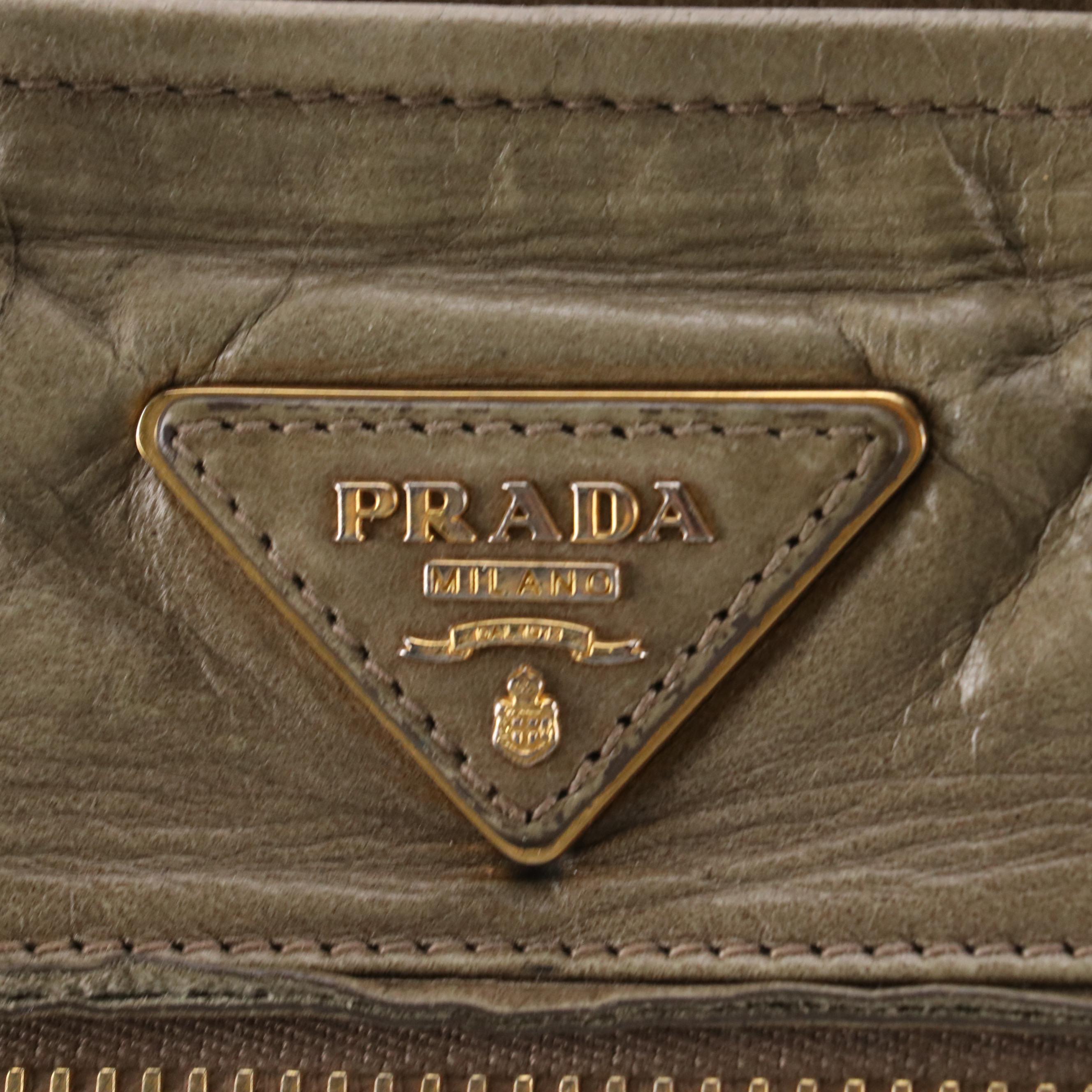 Prada Leather Two-Way Bag