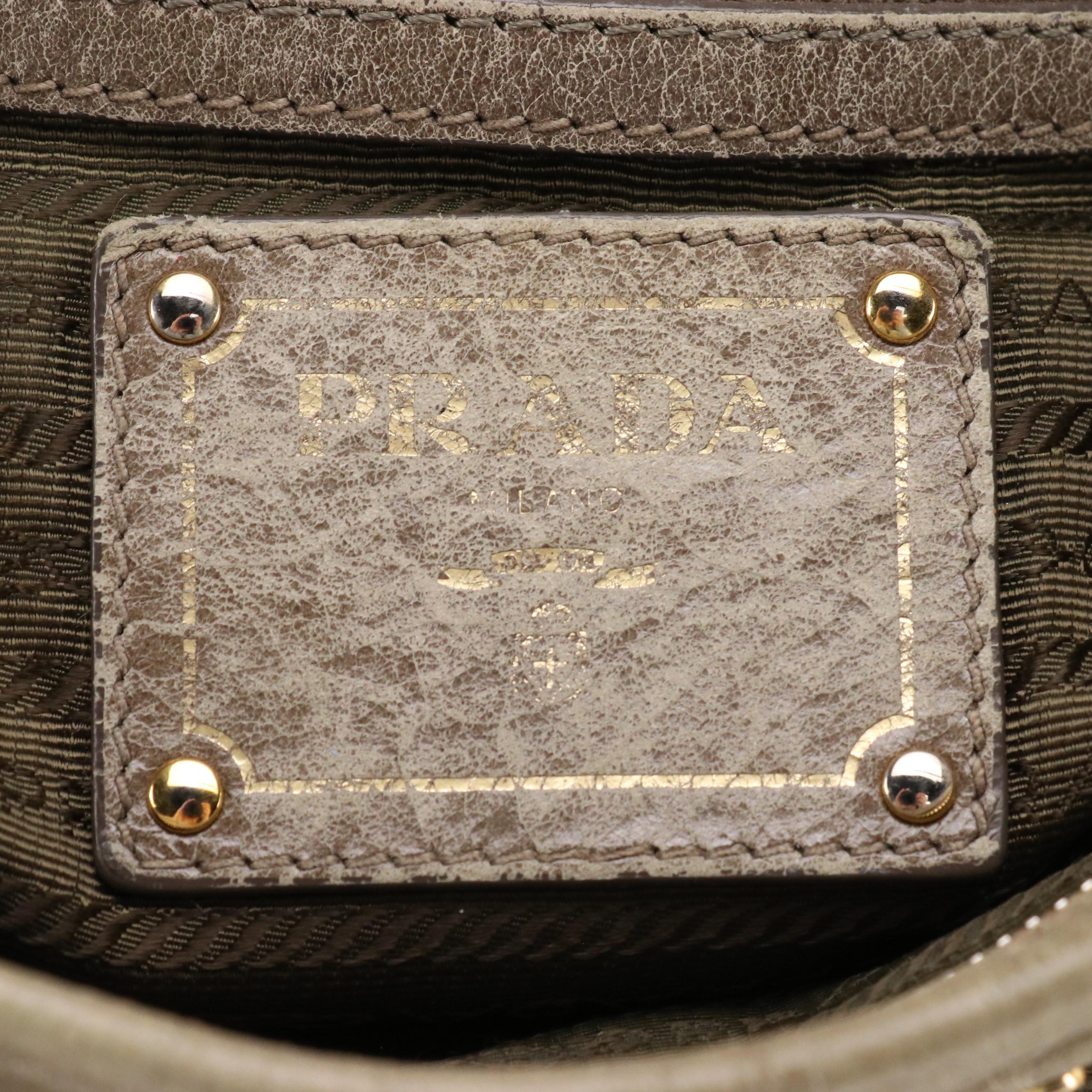 Prada Leather Two-Way Bag