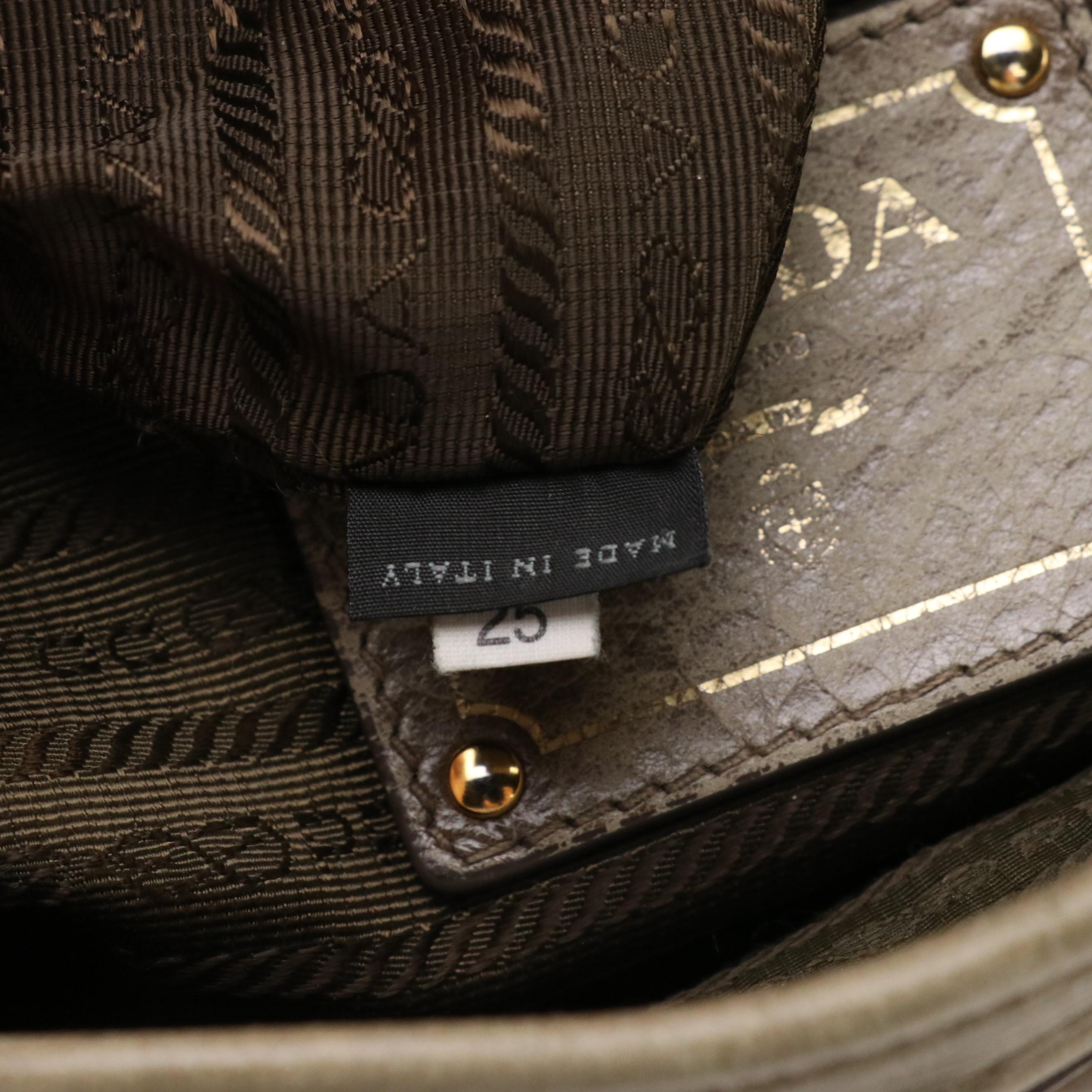 Prada Leather Two-Way Bag