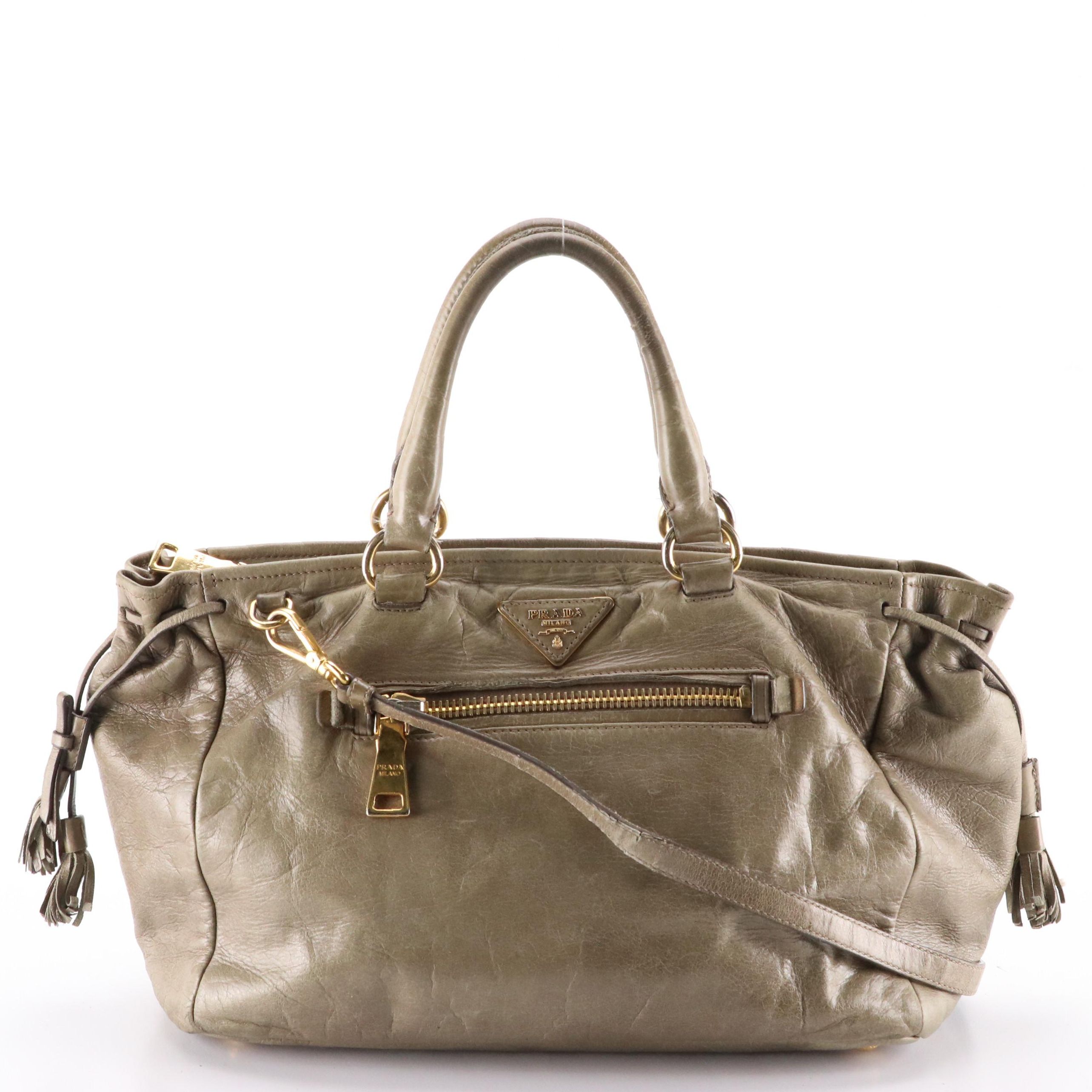 Prada Leather Two-Way Bag