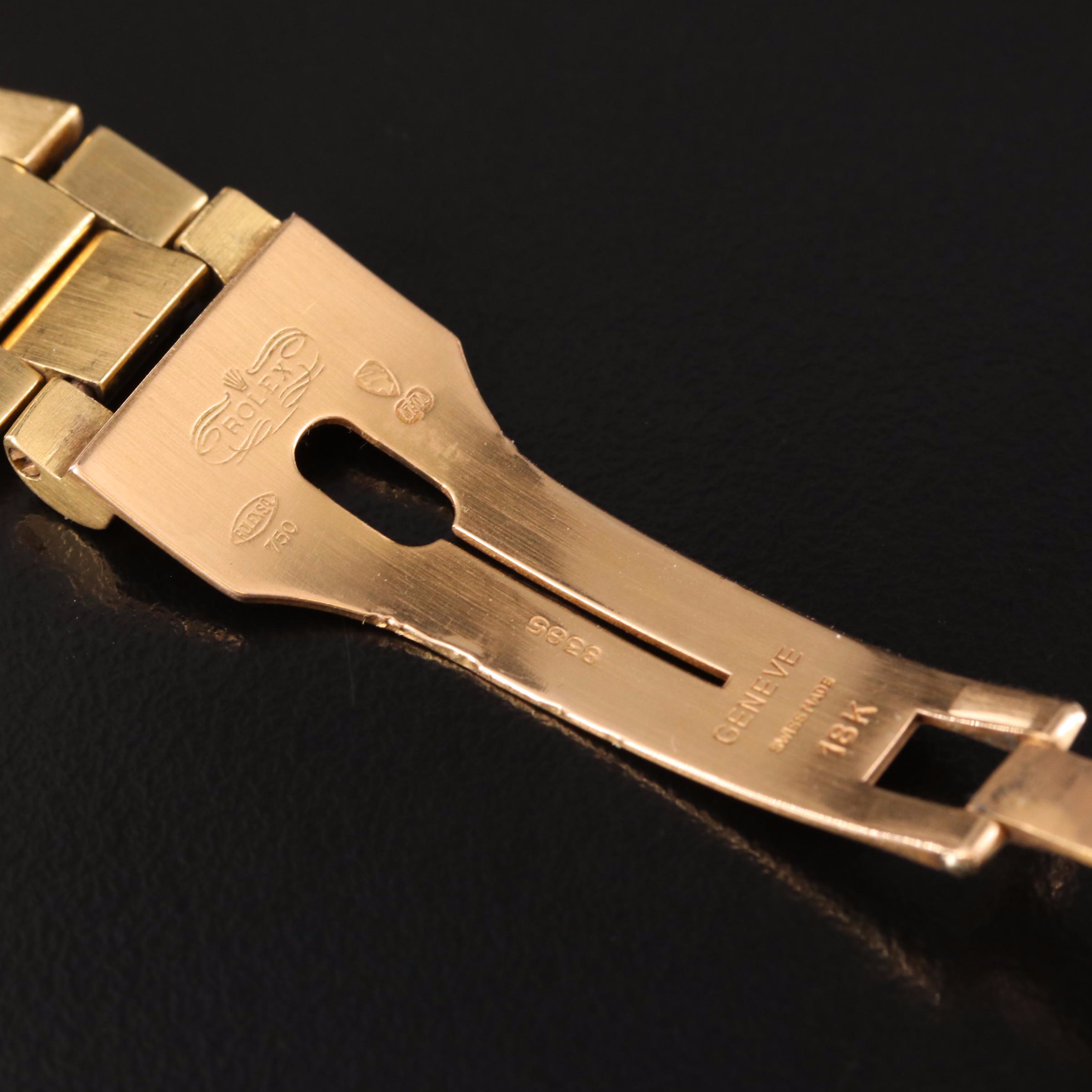 1979 Rolex Day-Date President Custom Diamond Dial Watch