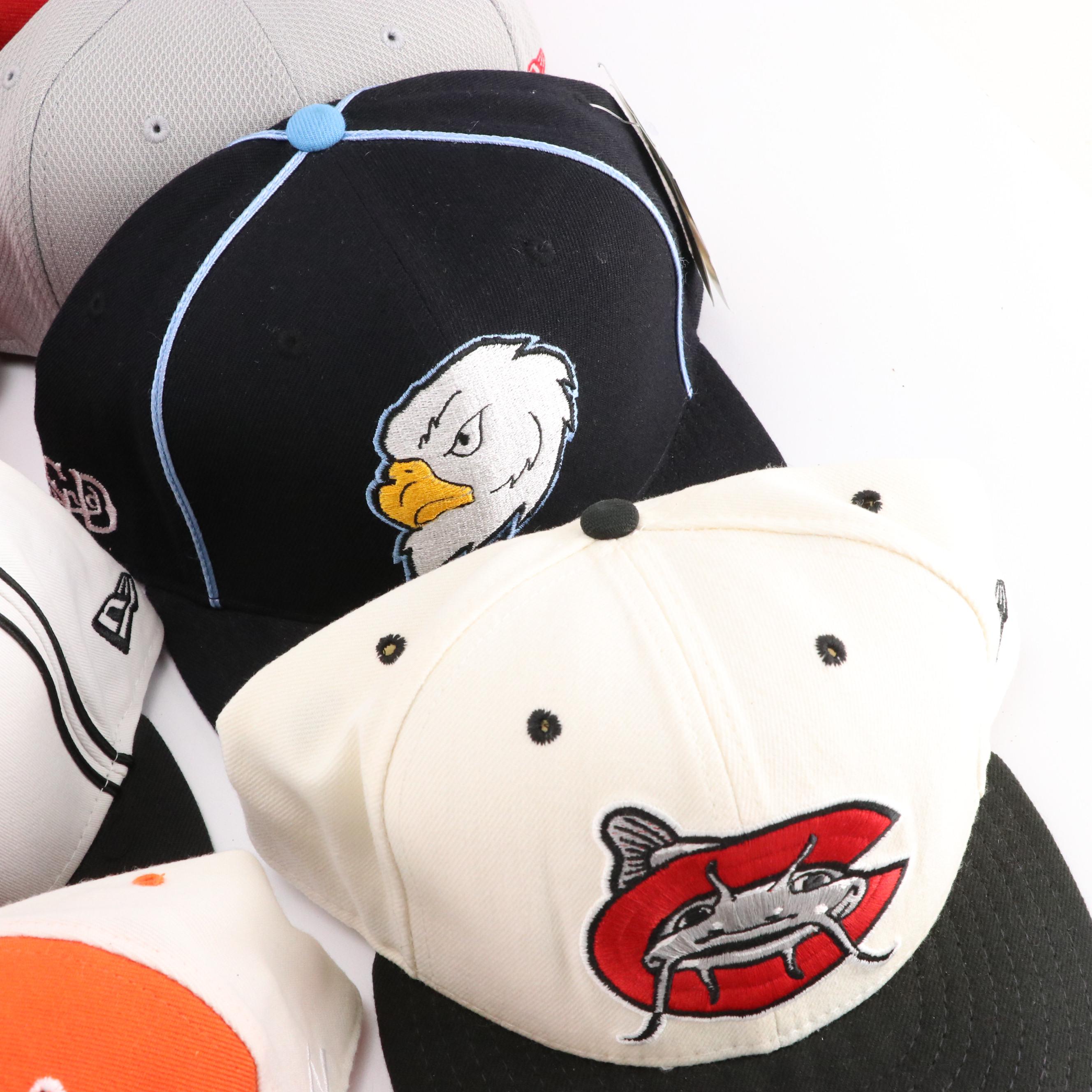 Adjustable/Fitted Logo Ball Caps of Collegiate, Minor League Baseball, MLB Teams