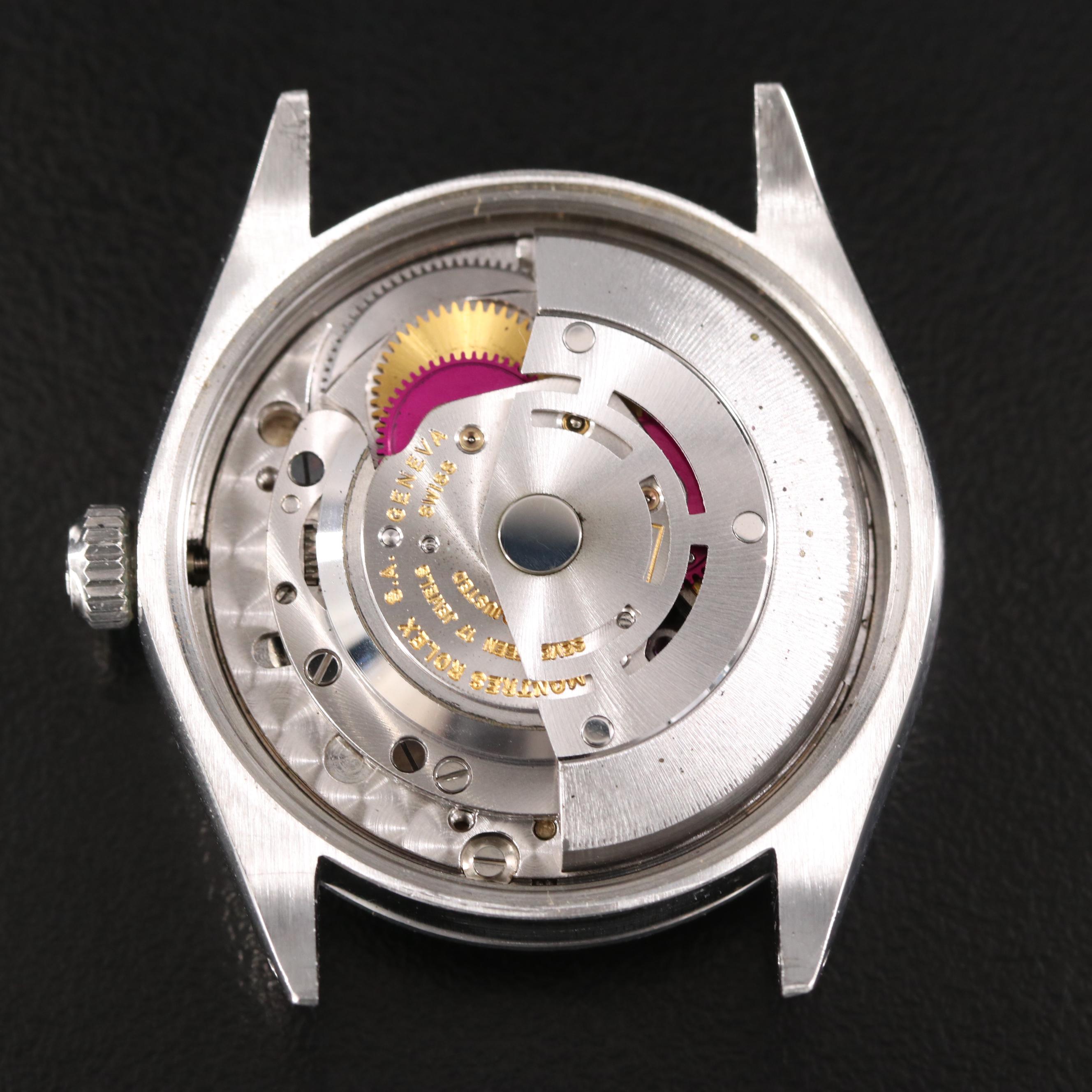 1977 Rolex Air-King 5500 Silver Steel Automatic Watch