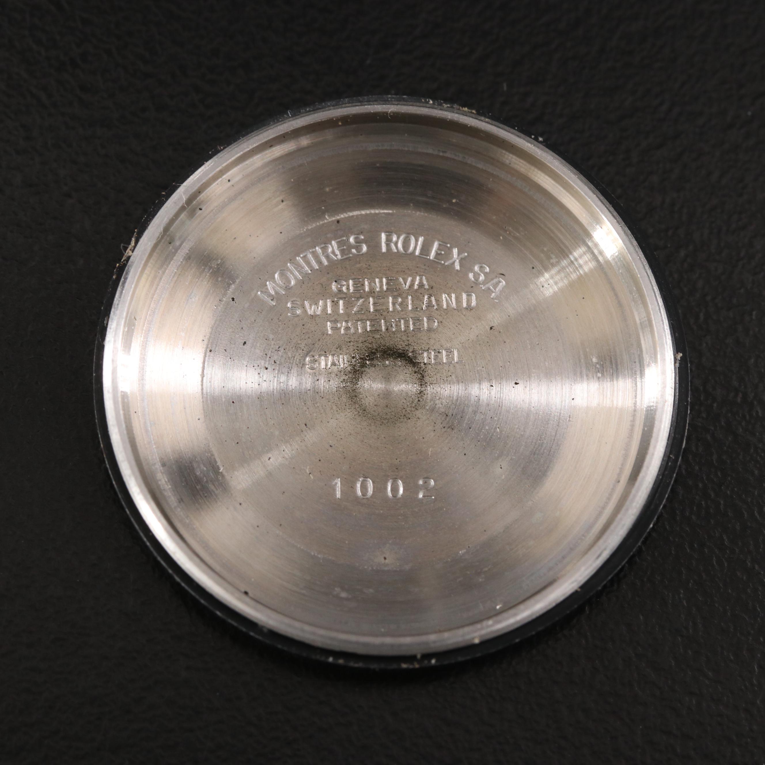 1977 Rolex Air-King 5500 Silver Steel Automatic Watch