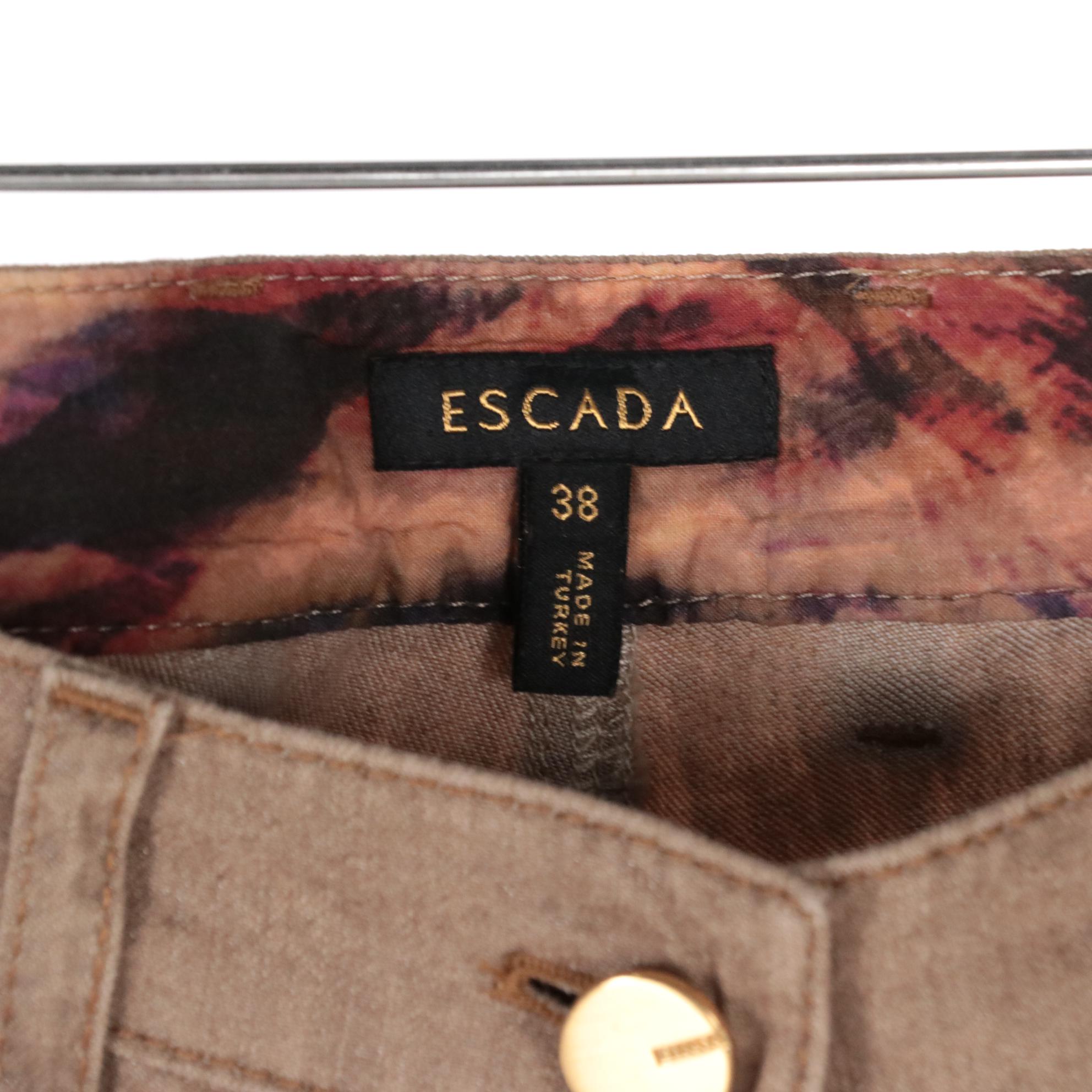 Escada Leopard Print Cropped Pants, Bootcut Jeans, Knit Silk Wrap Sweater, More