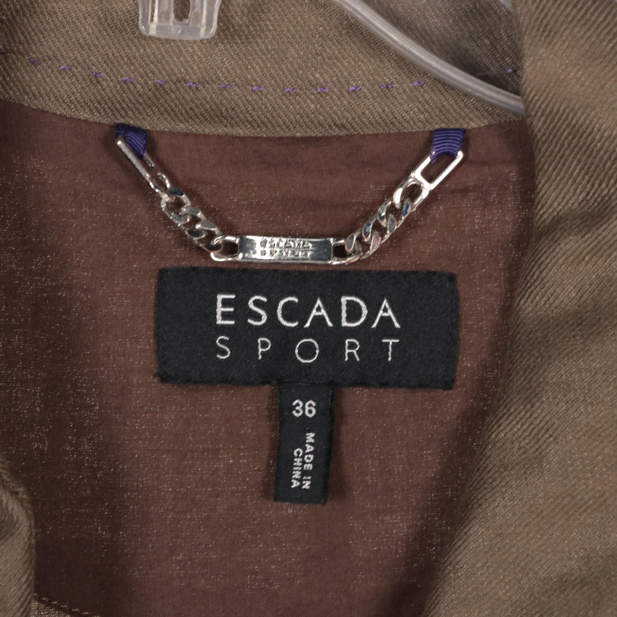 Escada Leopard Print Cropped Pants, Bootcut Jeans, Knit Silk Wrap Sweater, More