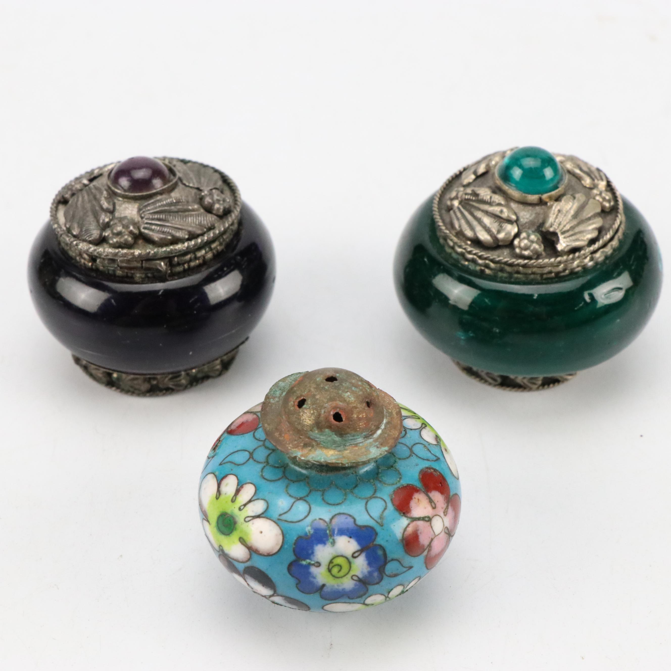 Carved Wooden Box, Brass Elephant Claw Bells, Picture Frame and Decorative Boxes